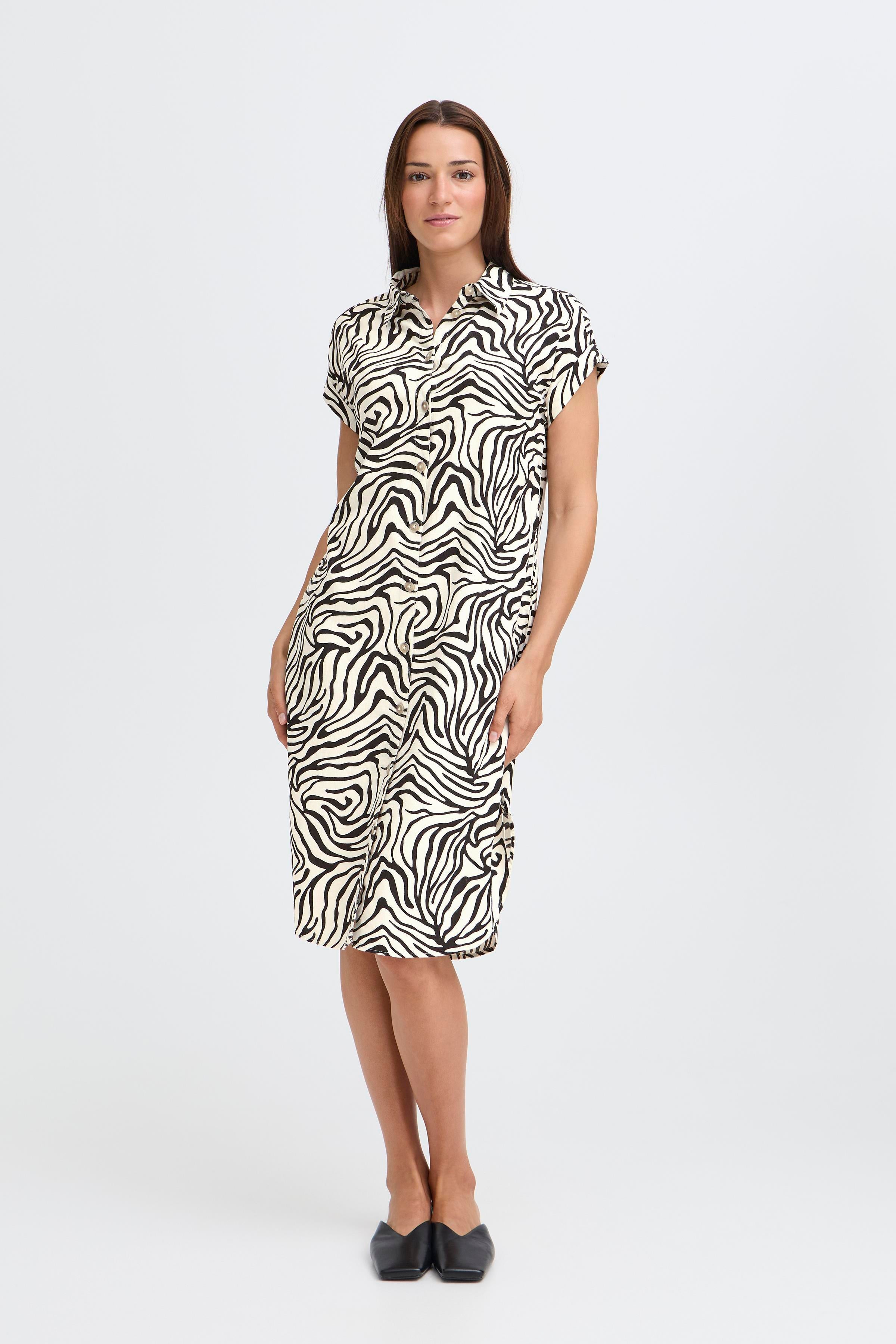 Falakka Meteorite Animal Shirt Dress - 20814553