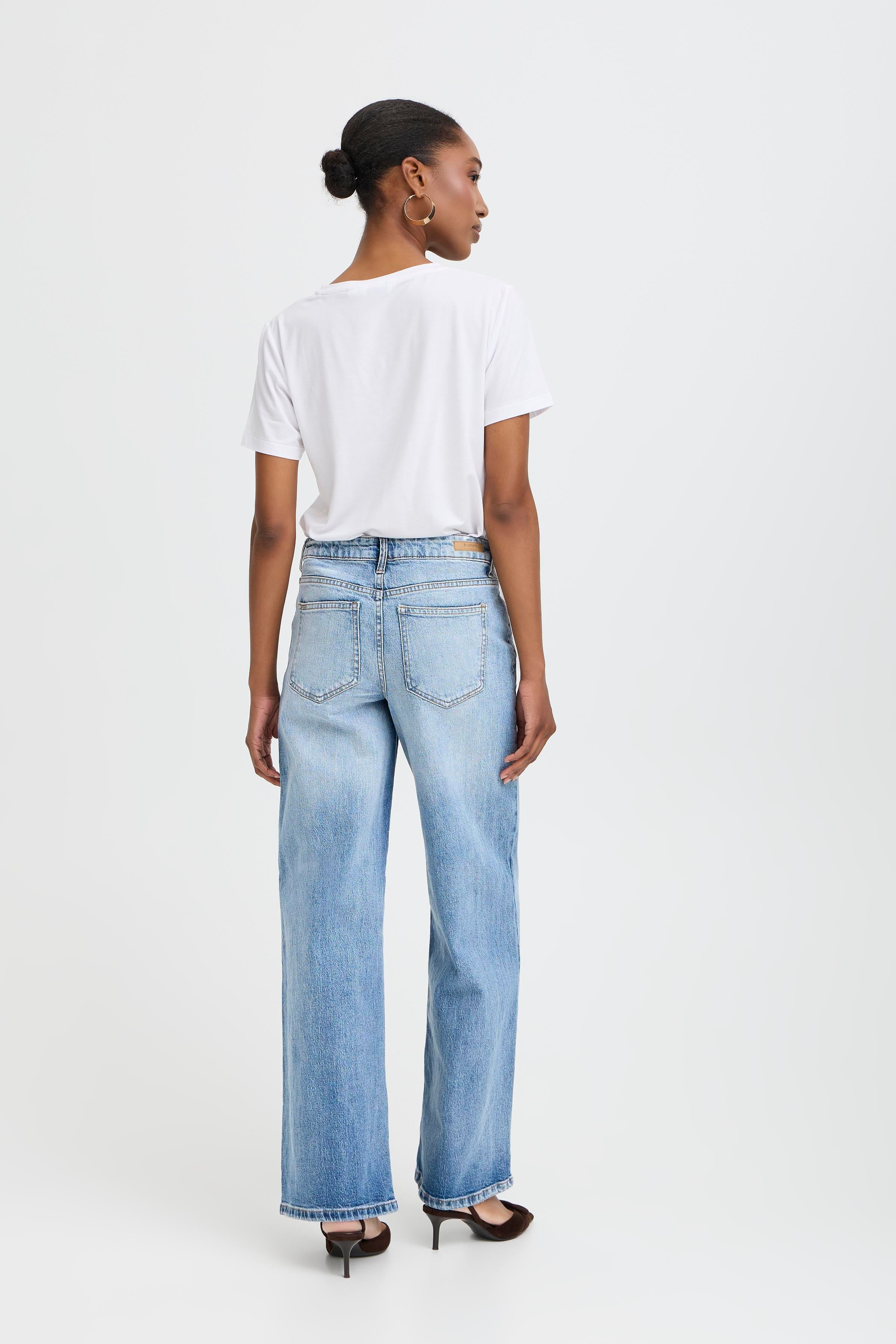 Kyjla Mid Blue Long Jeans - 20816178