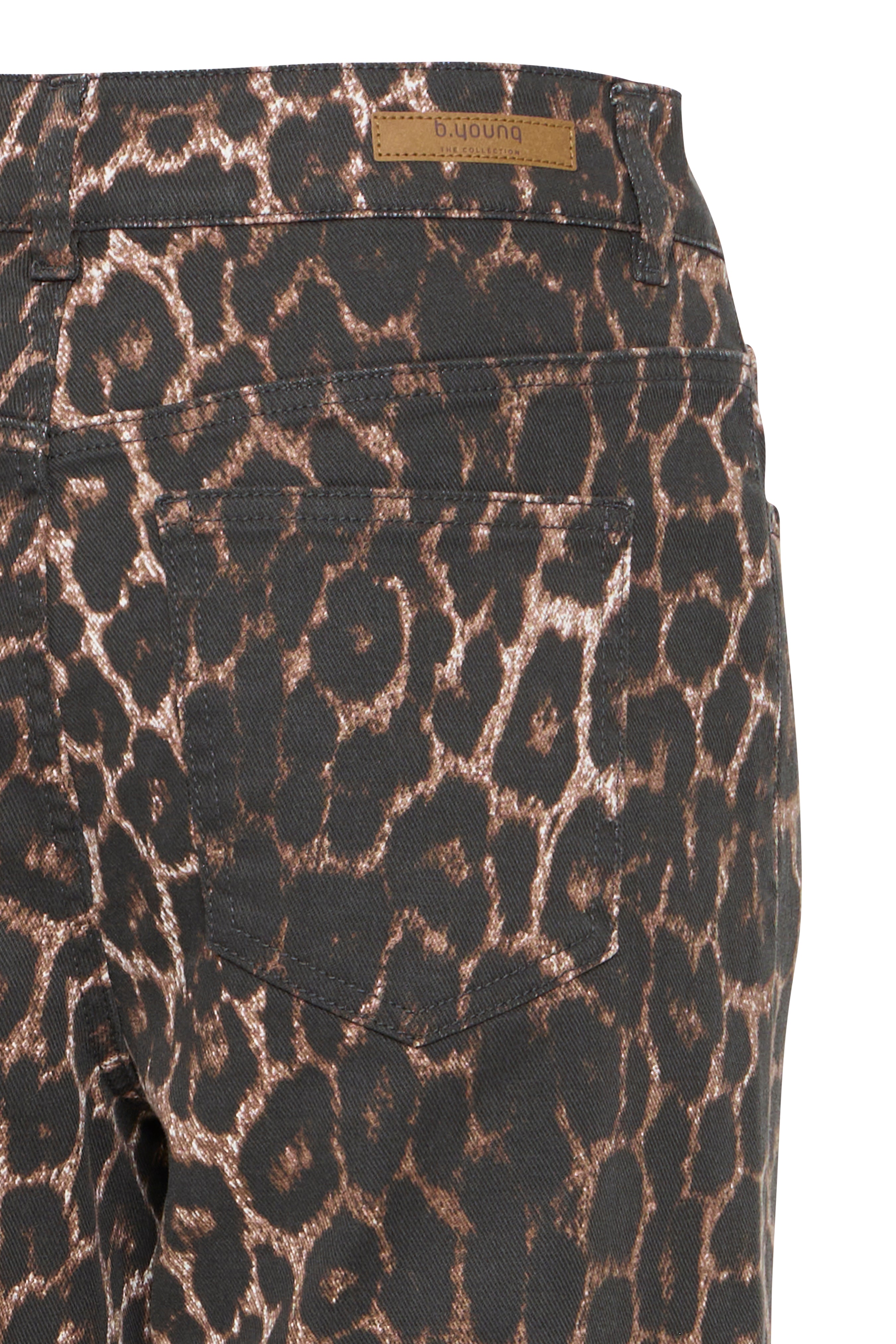 Kenna Leopard Print Jeans - 20817019