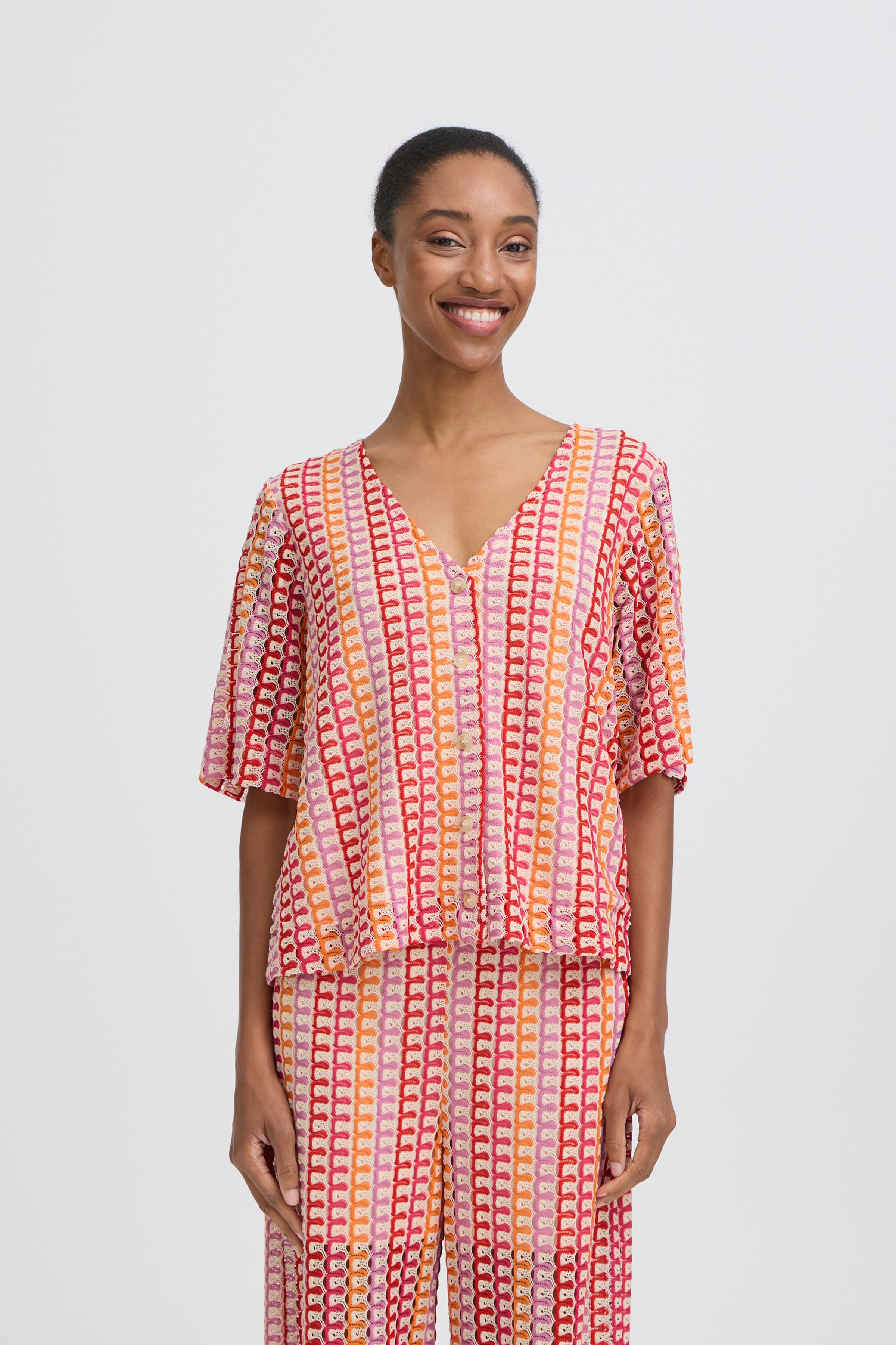 Prisca Raspberry Rose Blouse - 20818727