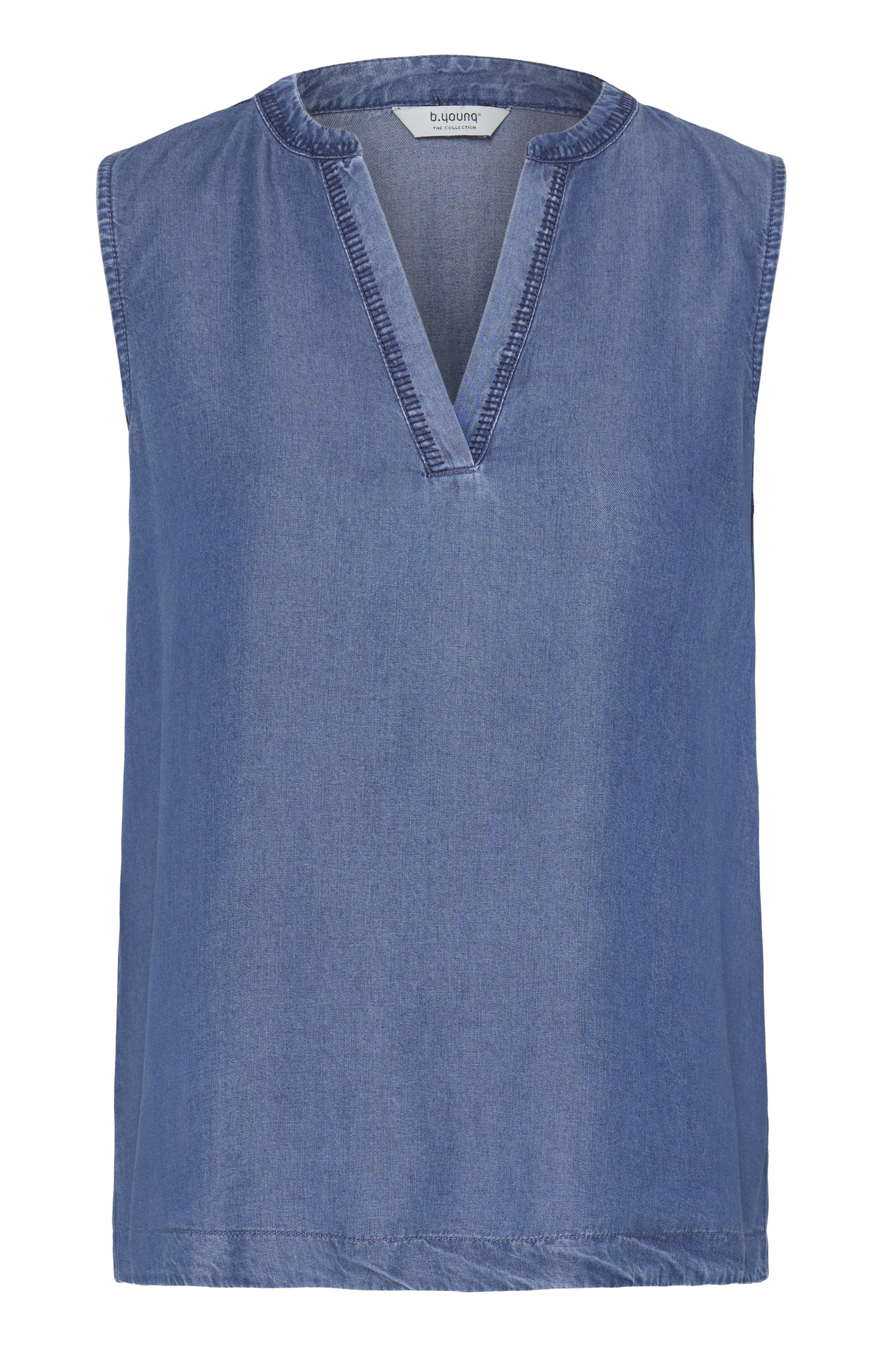 Kosmo Mid Blue Denim Top - 20818794