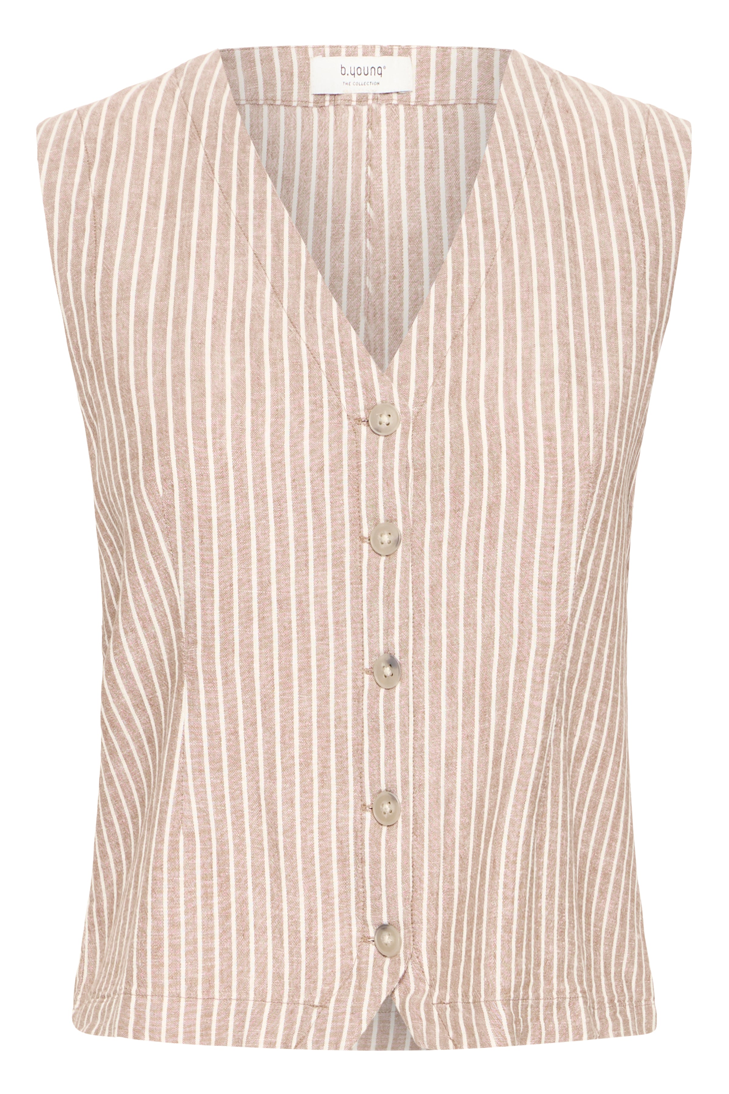 Falakka Woodsmoke Stripe Waistcoat - 20818821