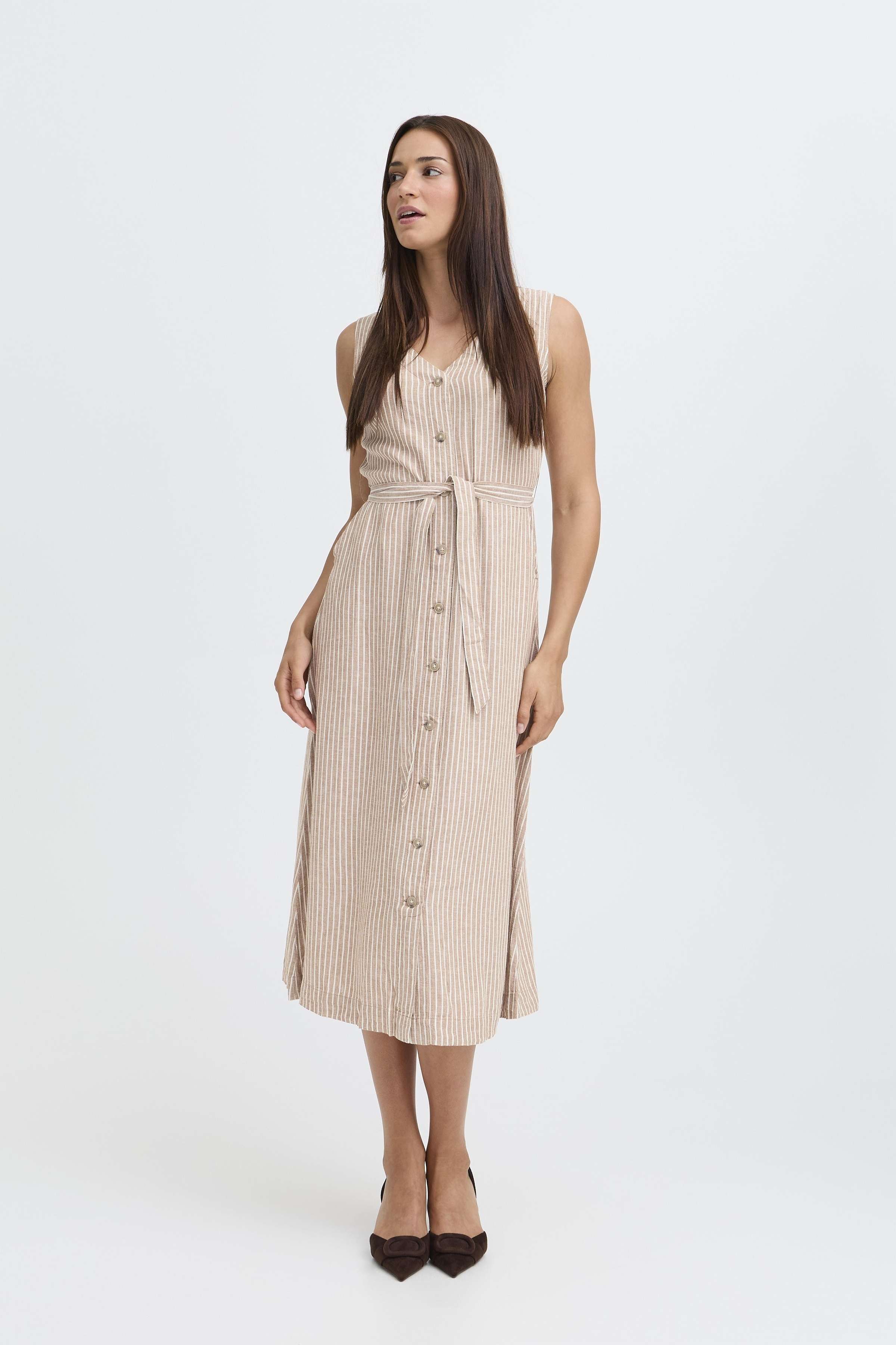 Falakka Woodsmoke Stripe Dress - 20818826