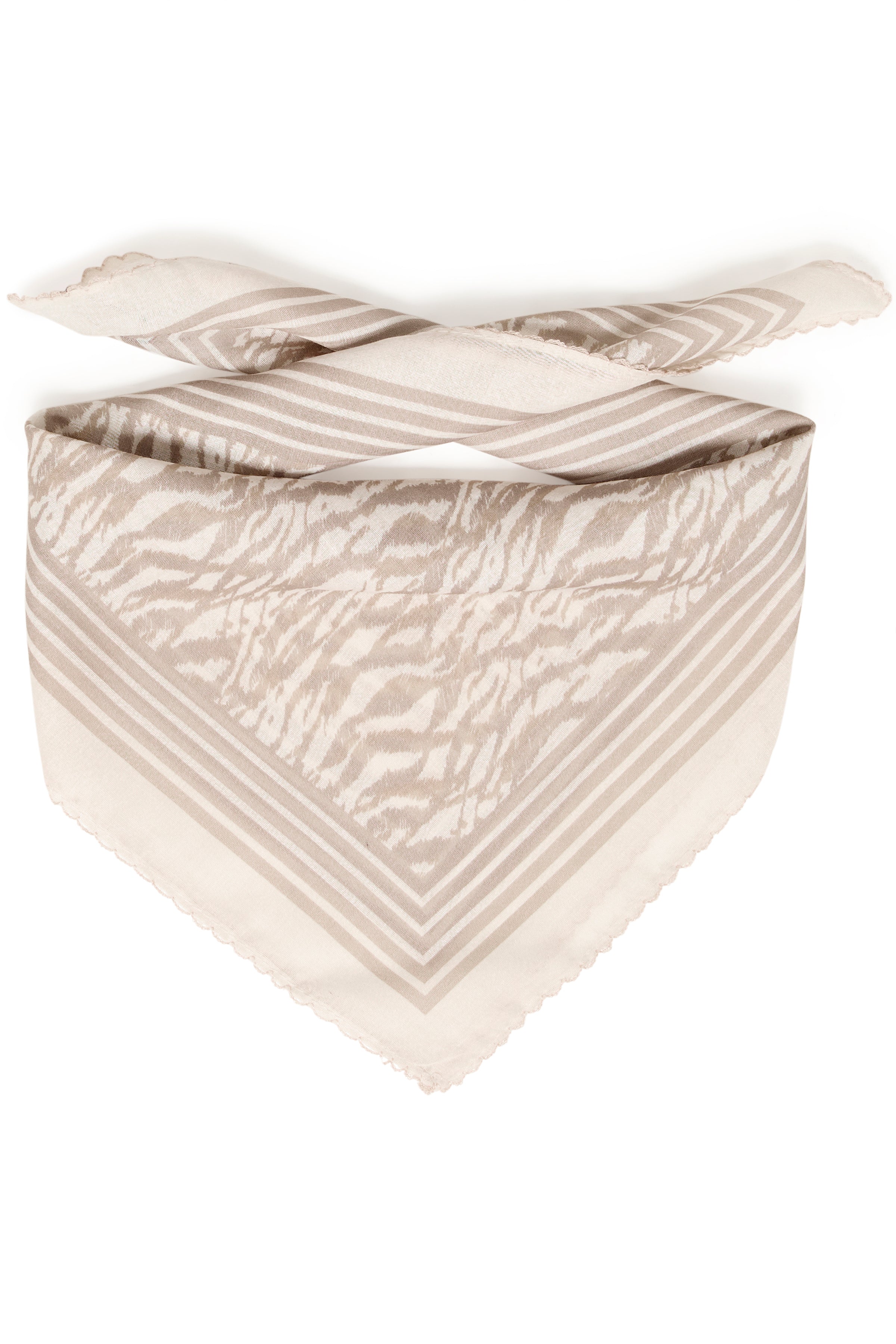 Vanille Birch Tiger Square Scarf - 20818870