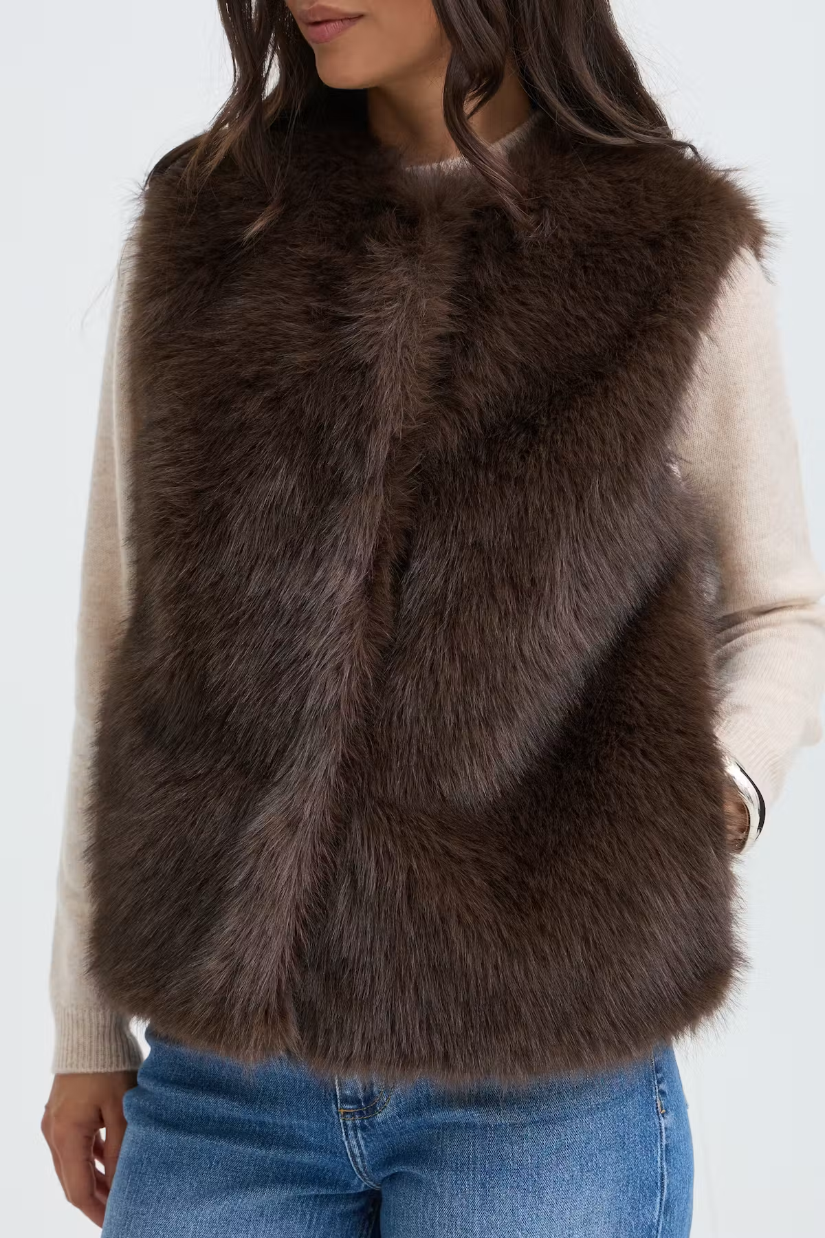 Cesille Java Faux Fur Gilet - 20819098