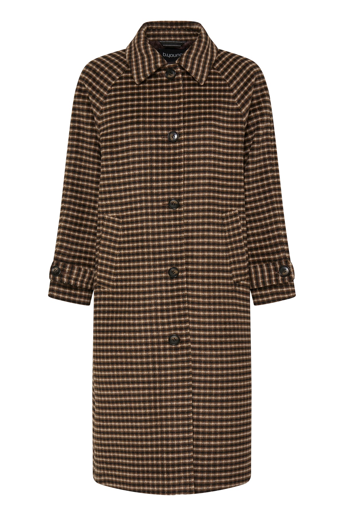 Camio Olive Night Check Coat - 20819133