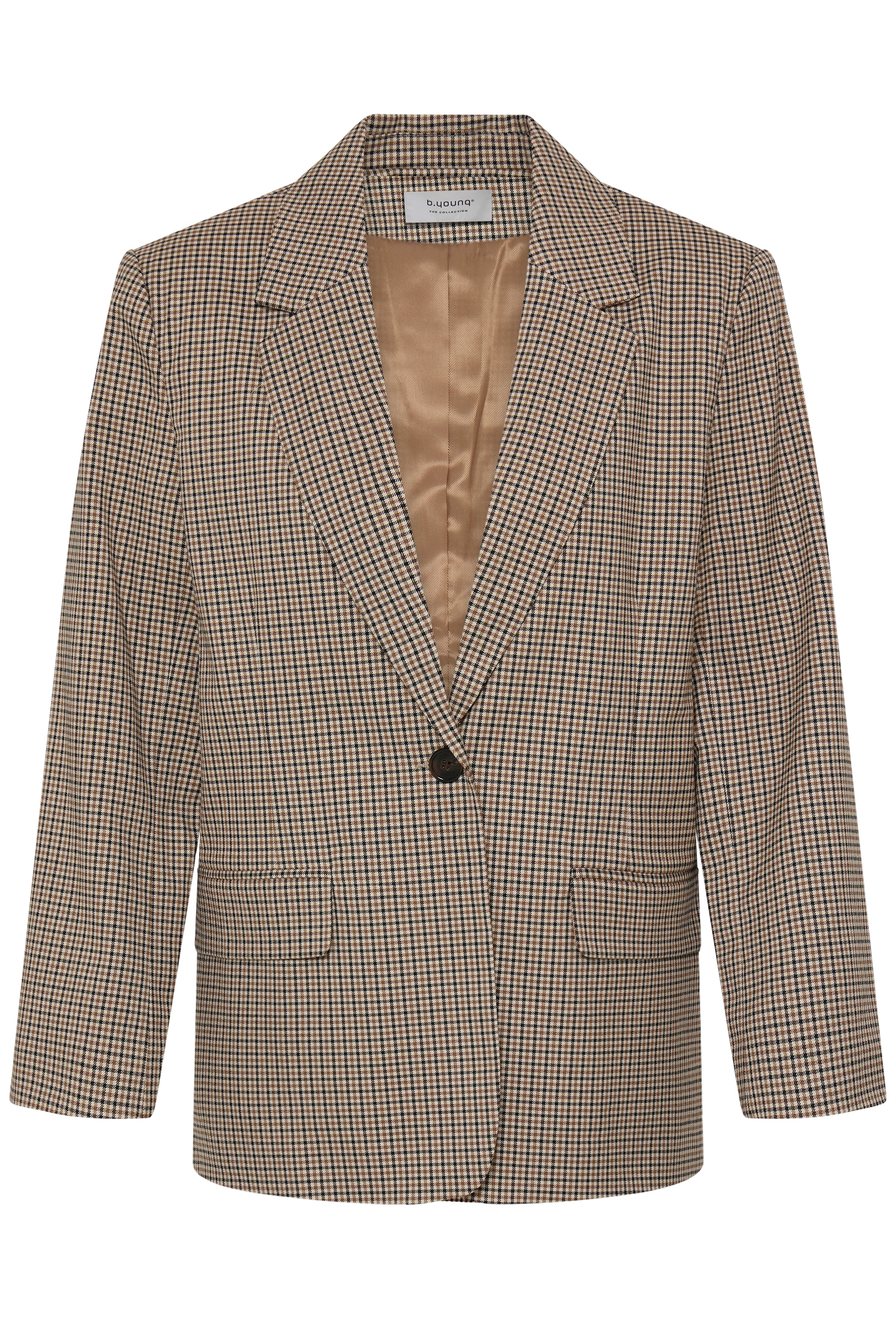 Estolo Sepia Check Blazer - 20819326