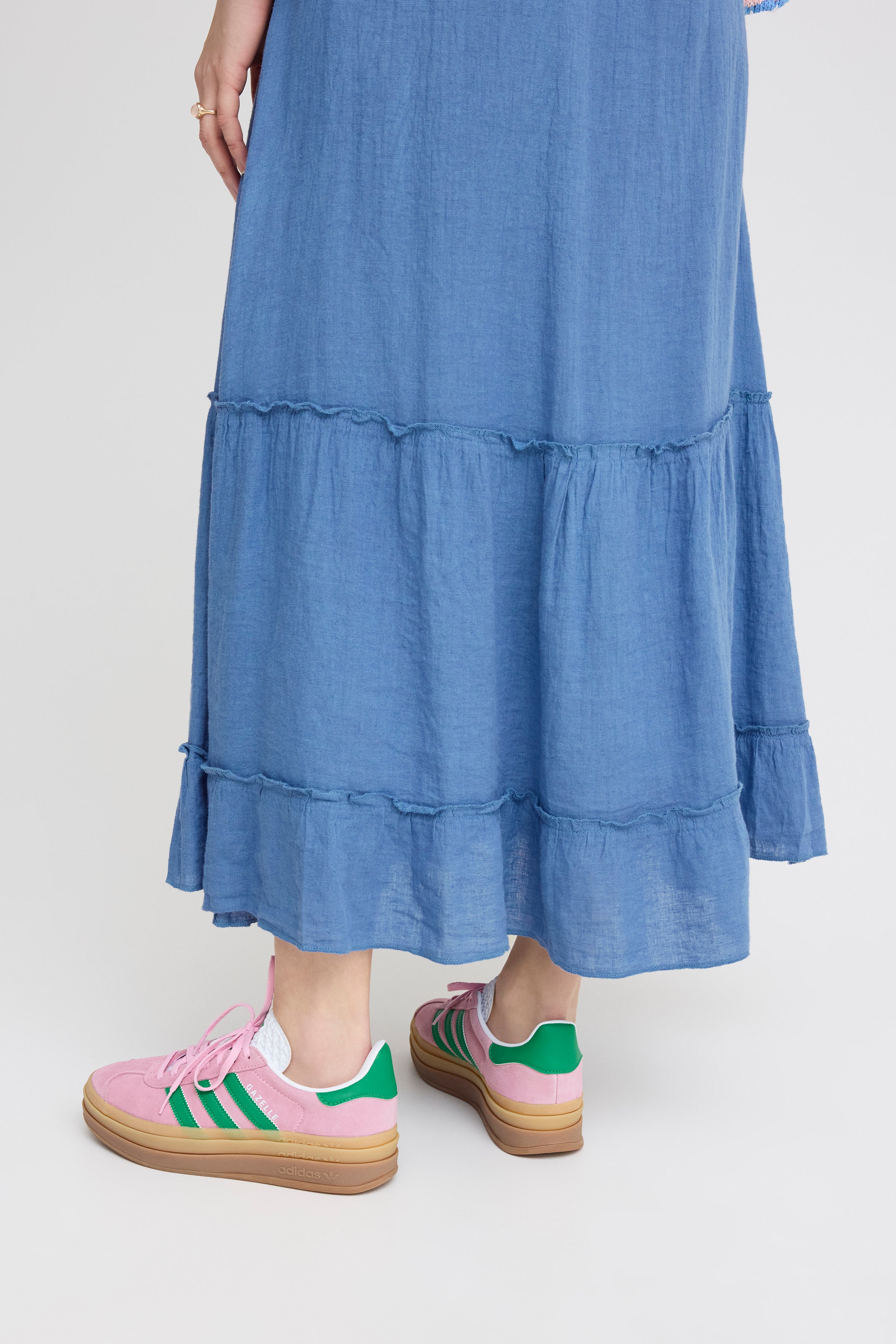 Fontanelle Blue Maxi Skirt - 22100884