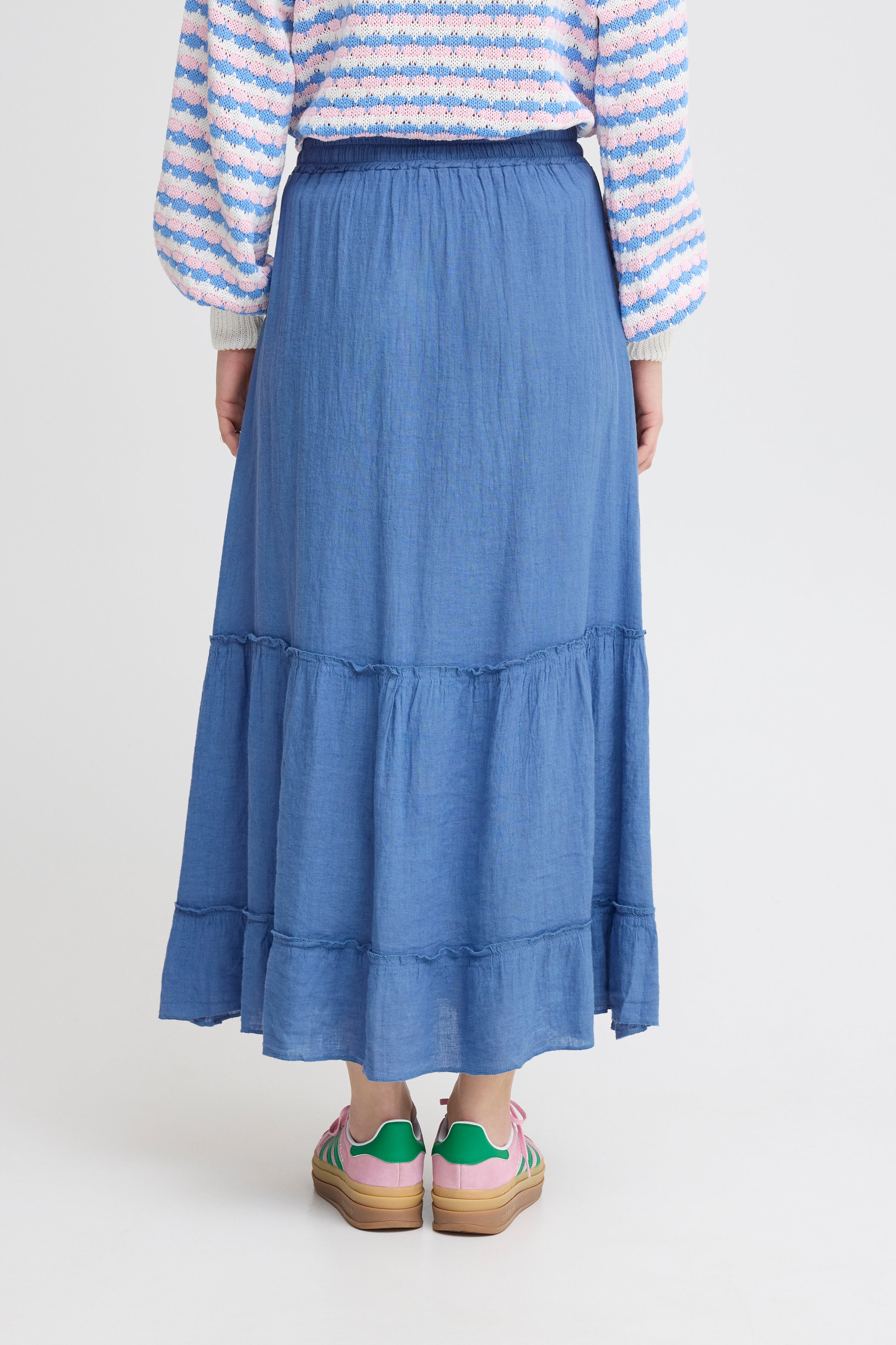Fontanelle Blue Maxi Skirt - 22100884