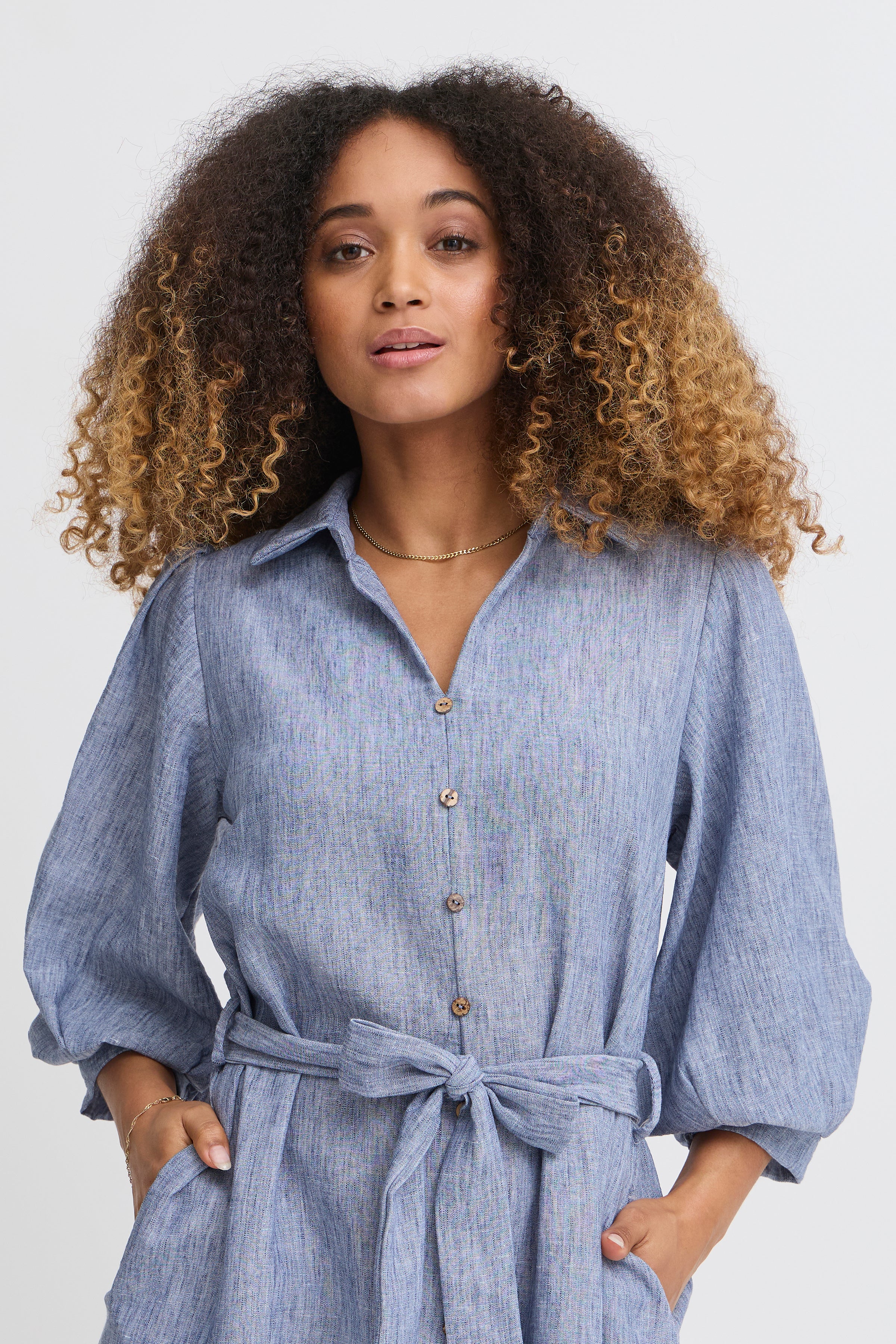 Leisa Jeans Blue Dress - 22100895