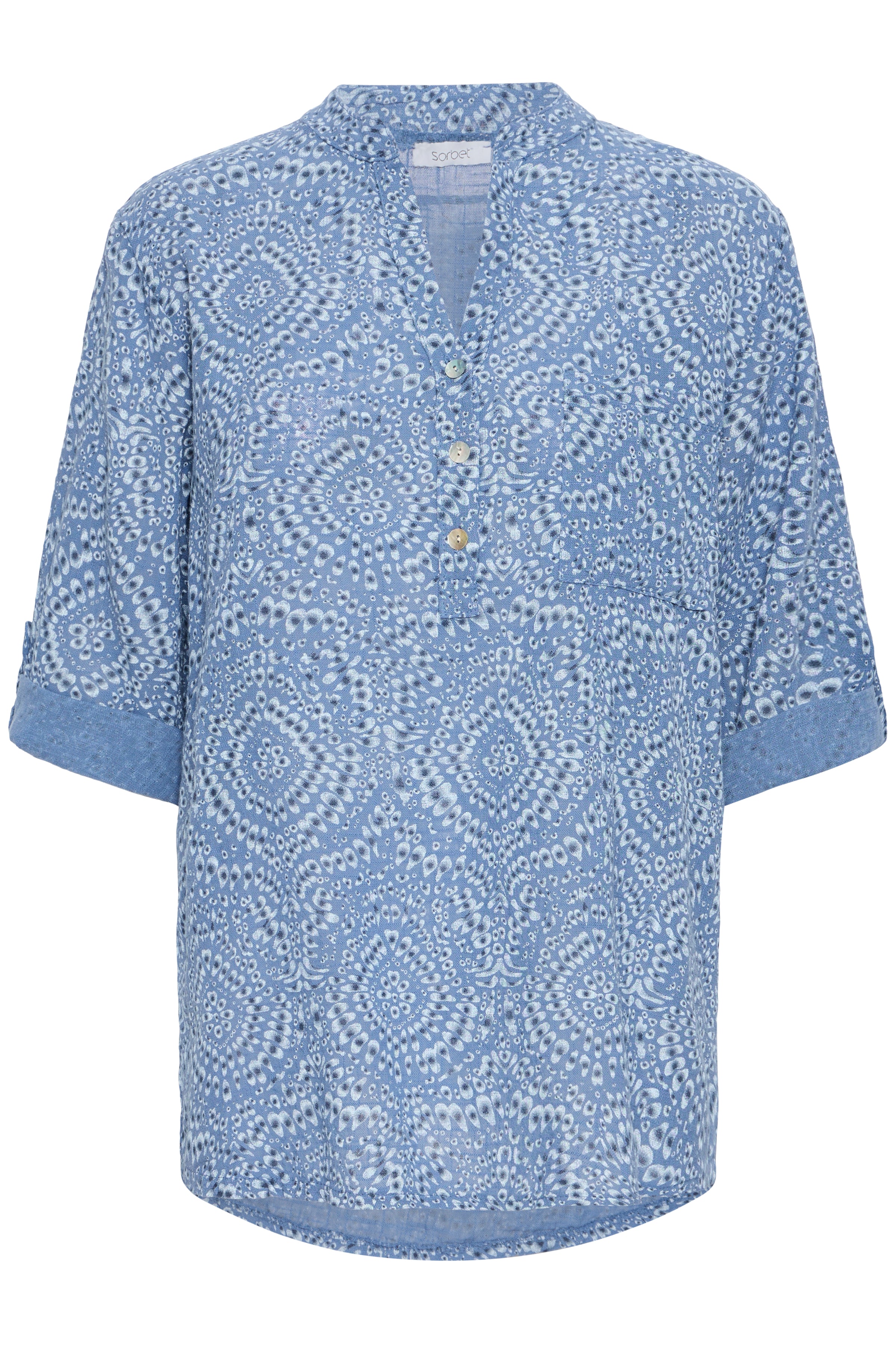 Alexa Blue Blouse - 22100923