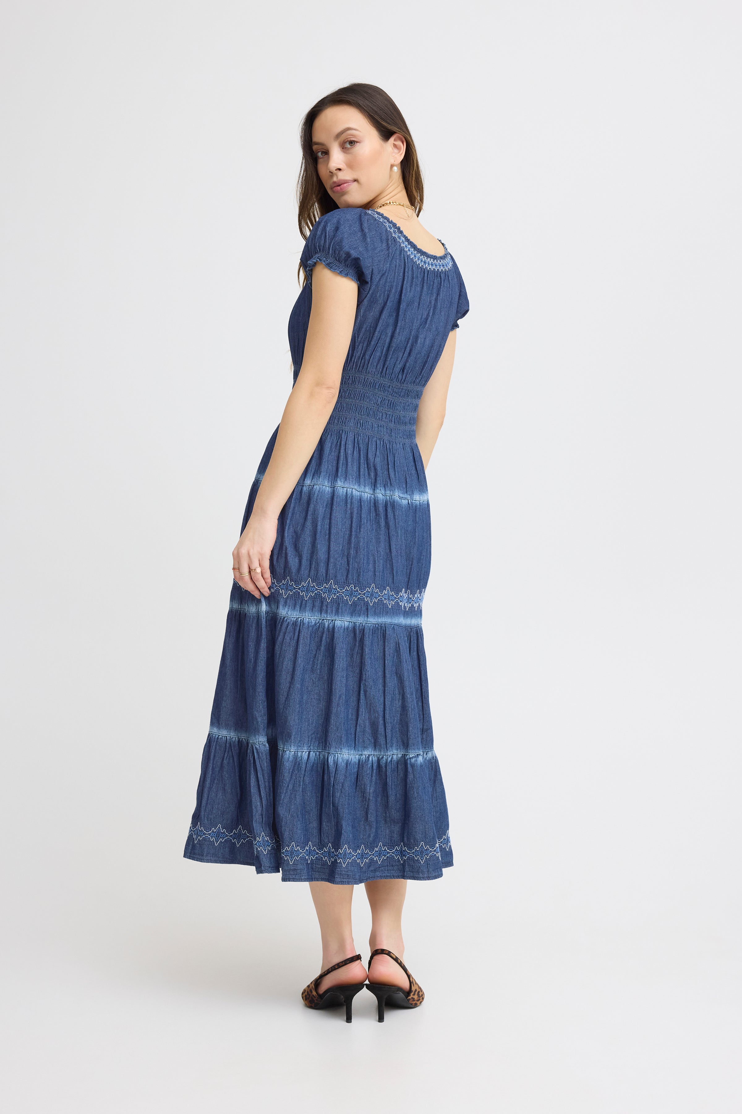 Molly Dark Denim Dress - 22100950