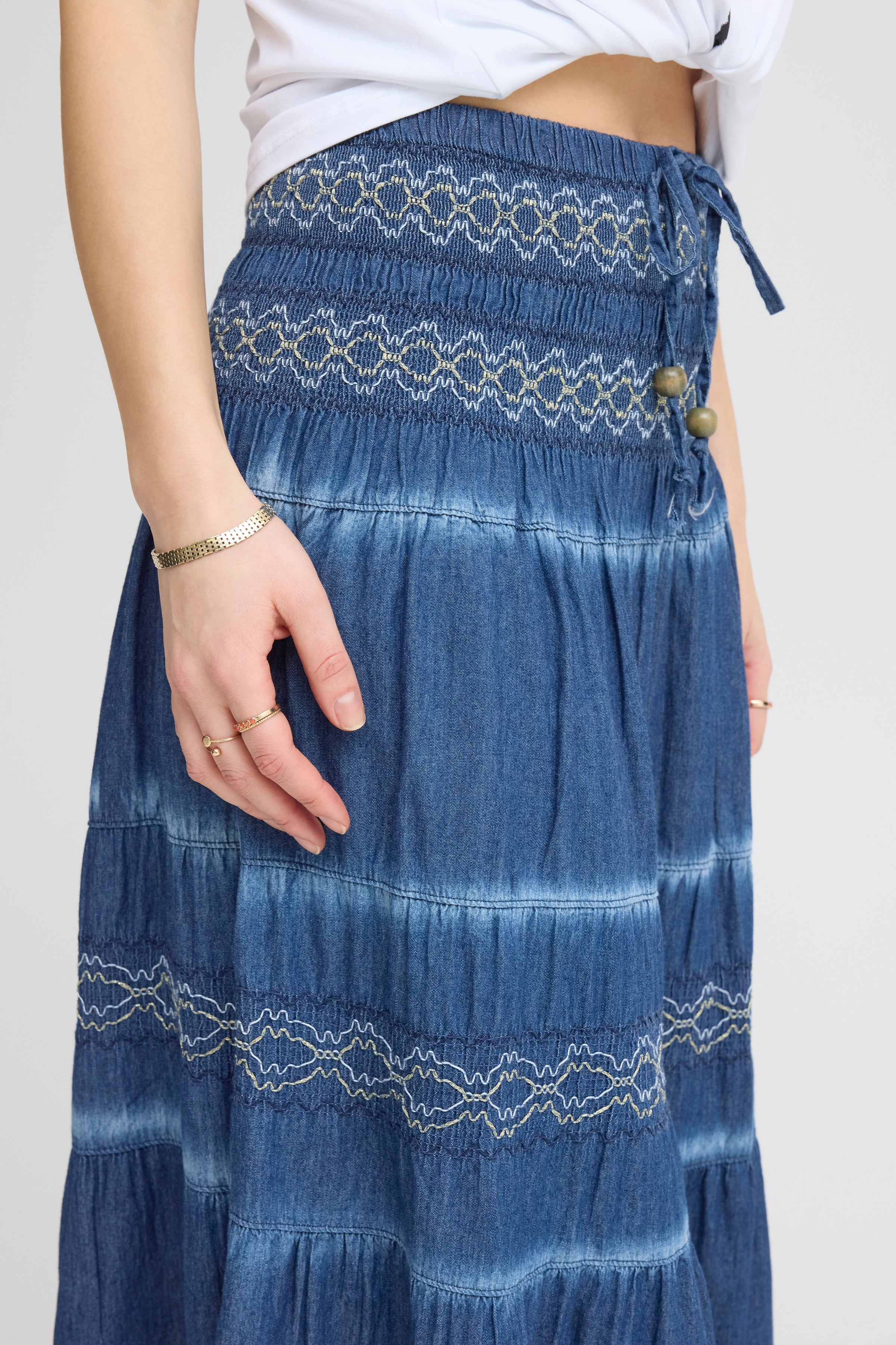 Molly Dark Denim Skirt - 22100951