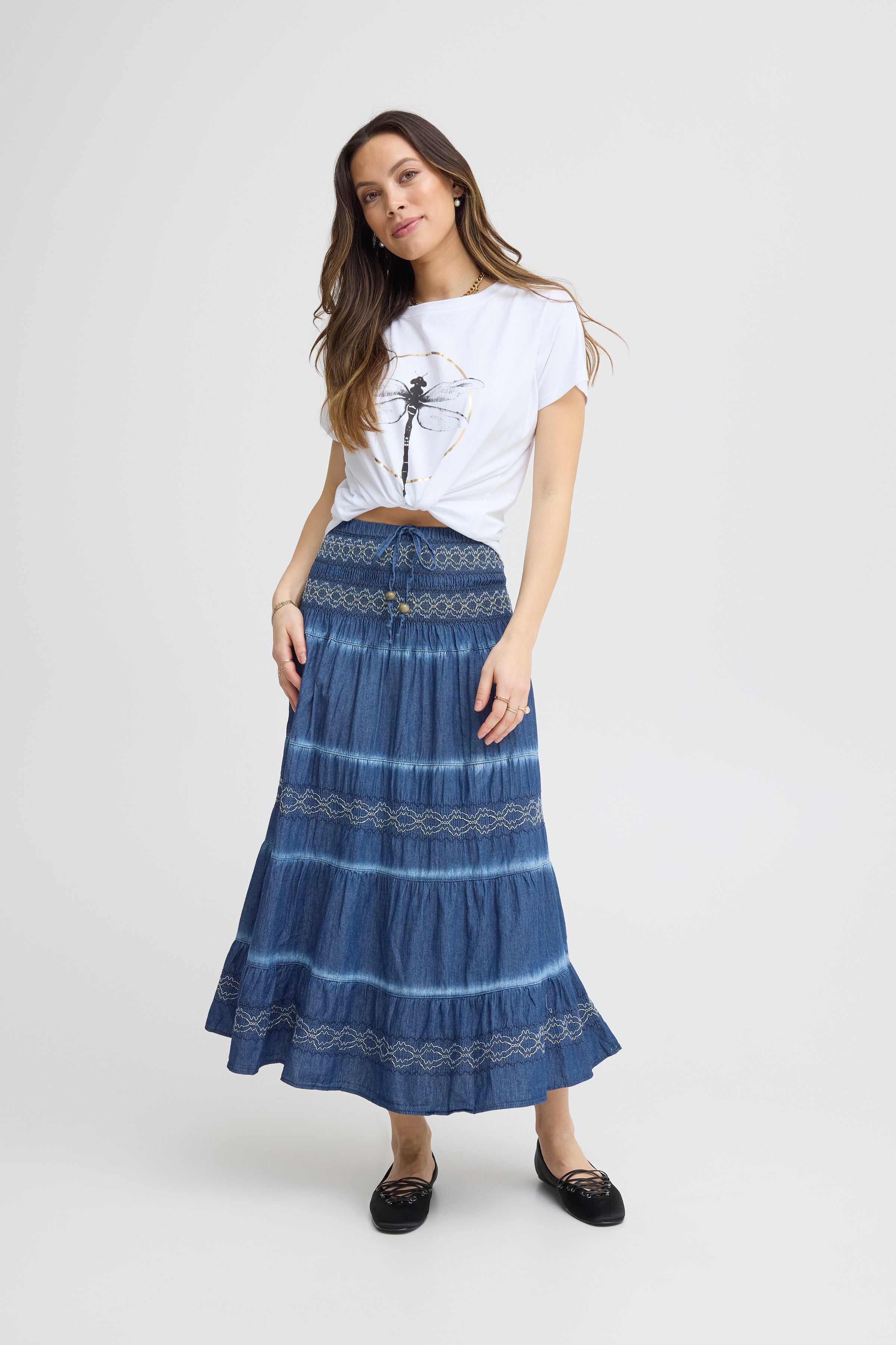 Molly Dark Denim Skirt - 22100951