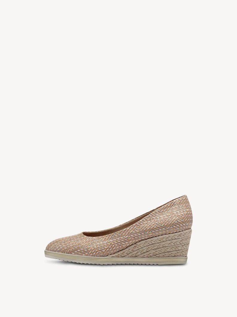 Beige Wedge Pumps - 22313