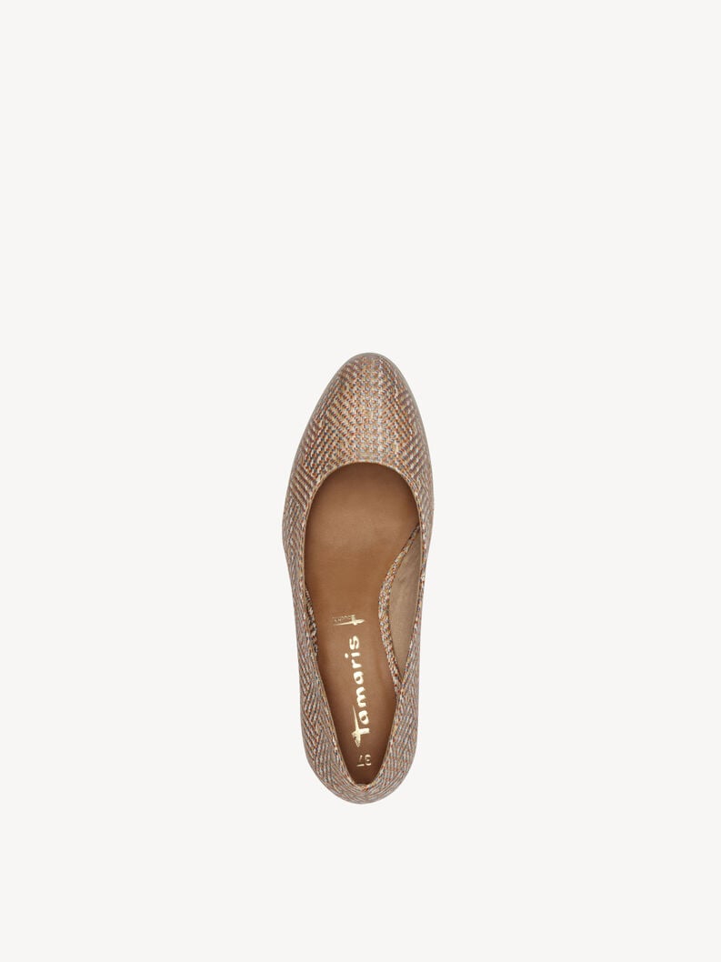 Beige Wedge Pumps - 22313