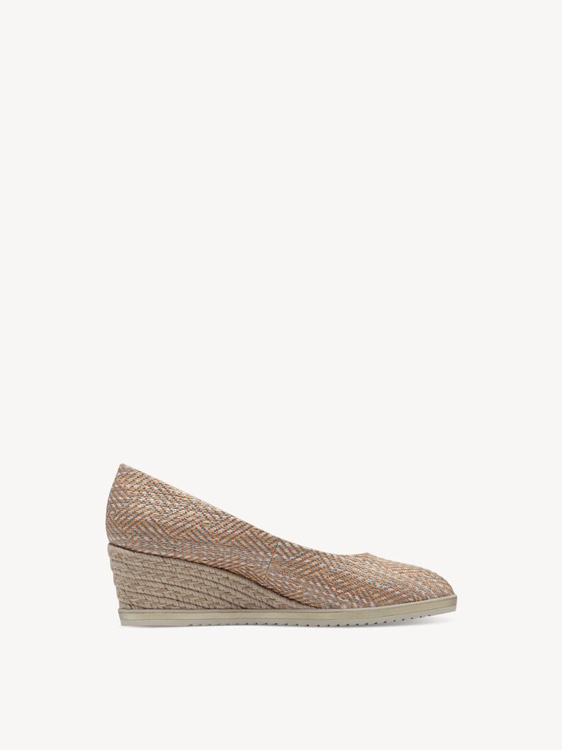 Beige Wedge Pumps - 22313