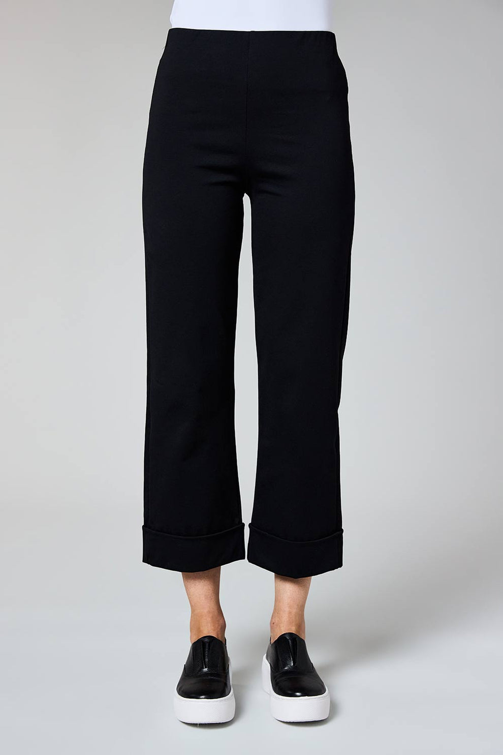 Black Cuff Pants - 2256