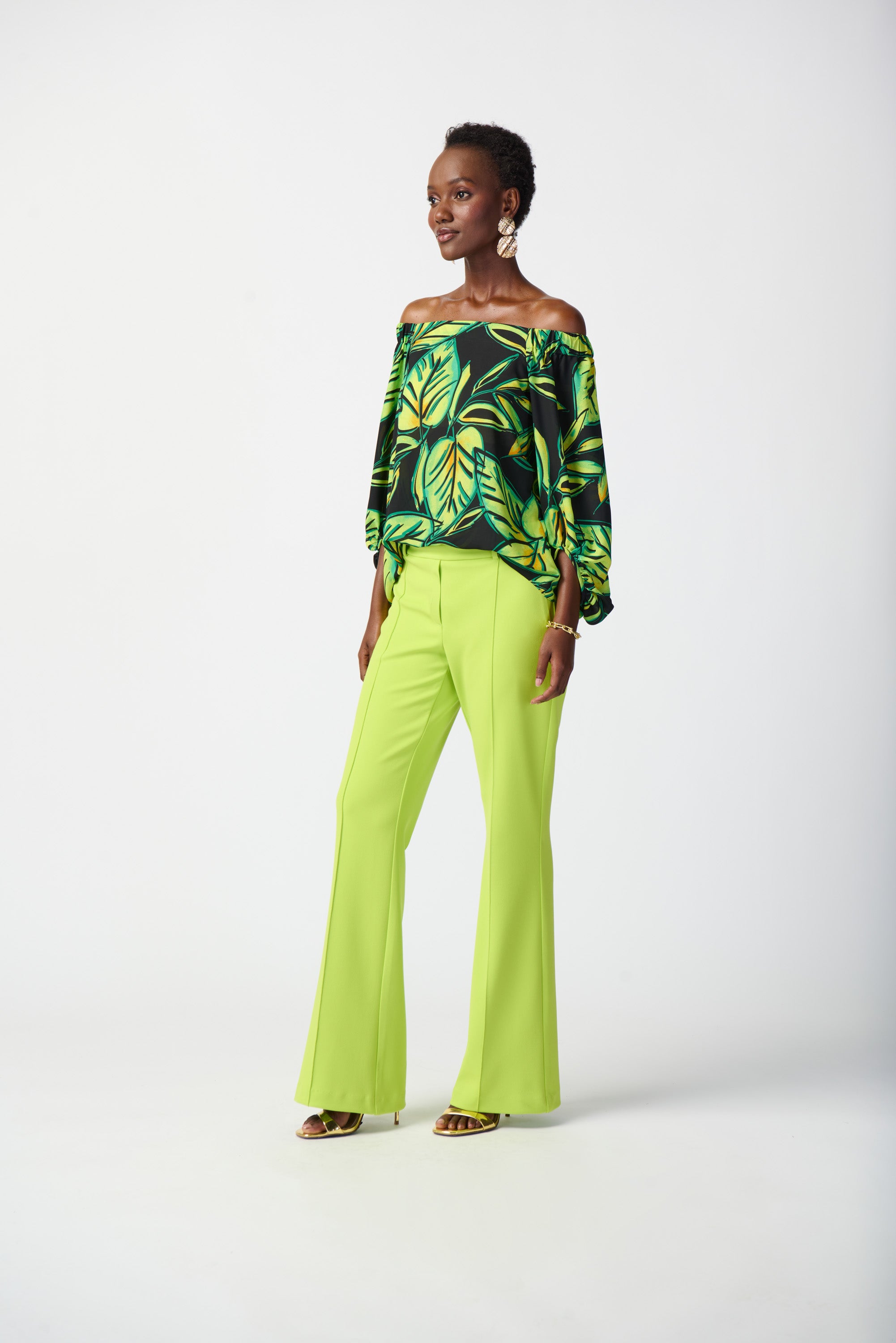 Lime Kick Flare Pants - 241248