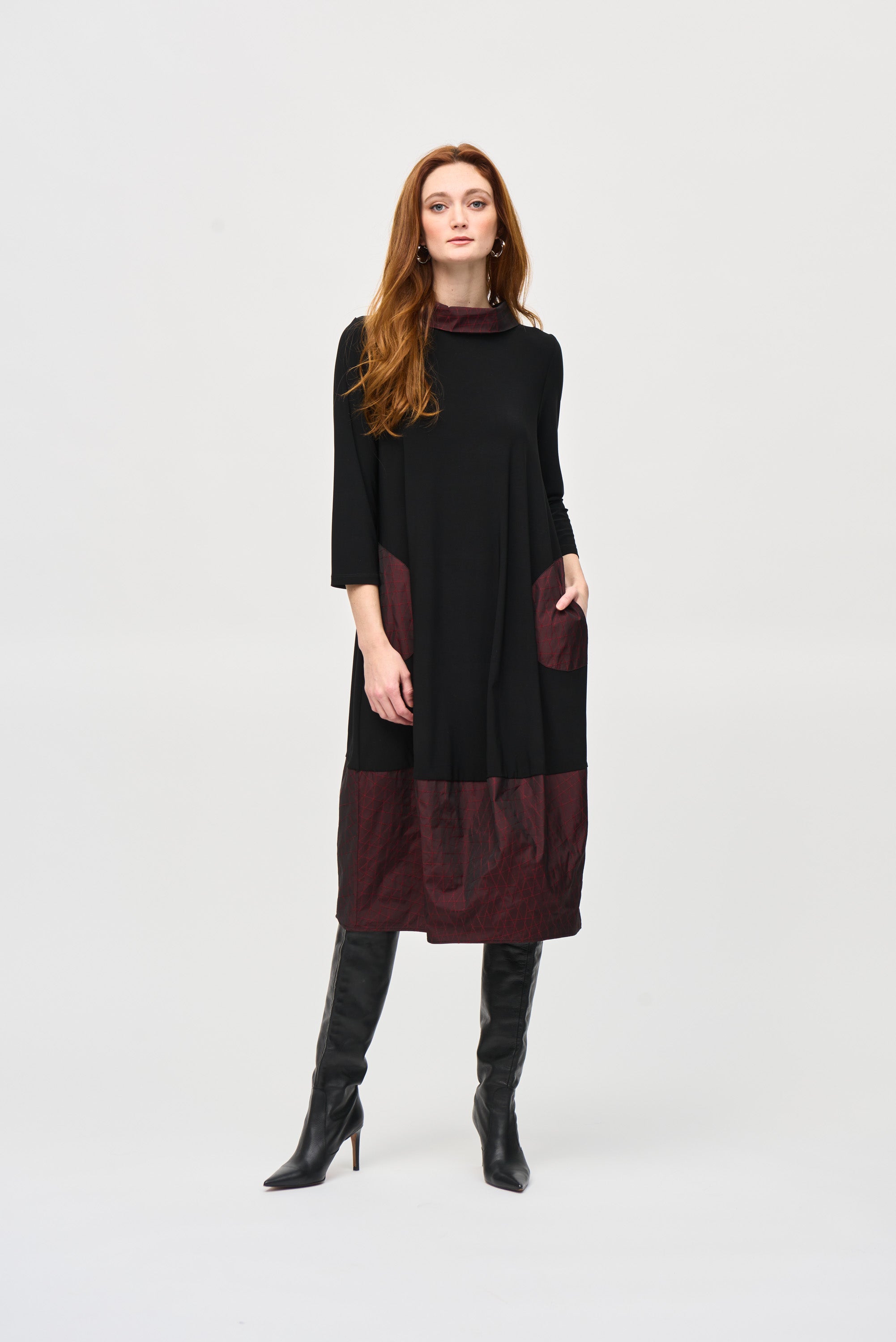 Black & Red Dress - 243080