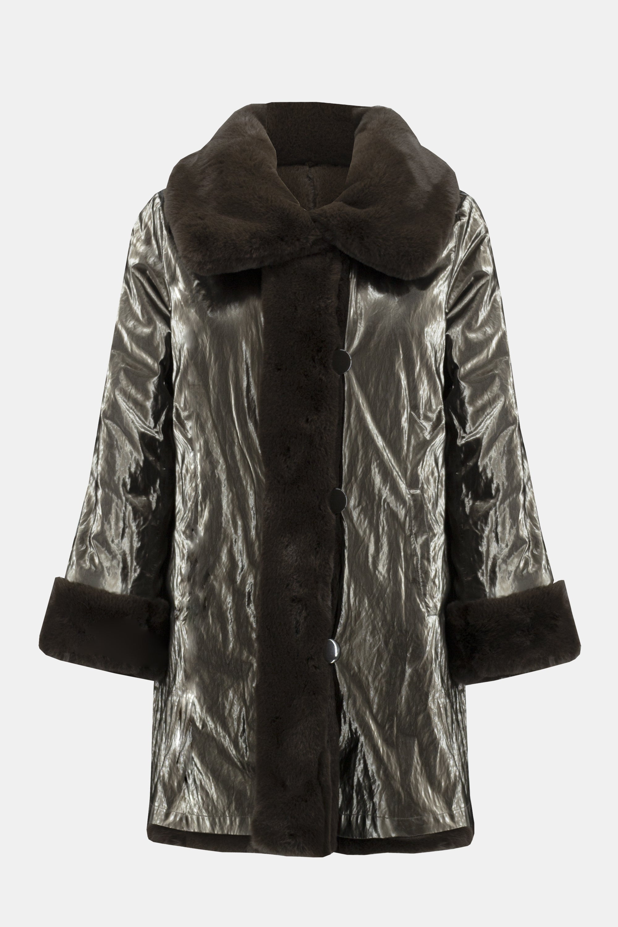 Faux Fur Reversible Coat - 243904