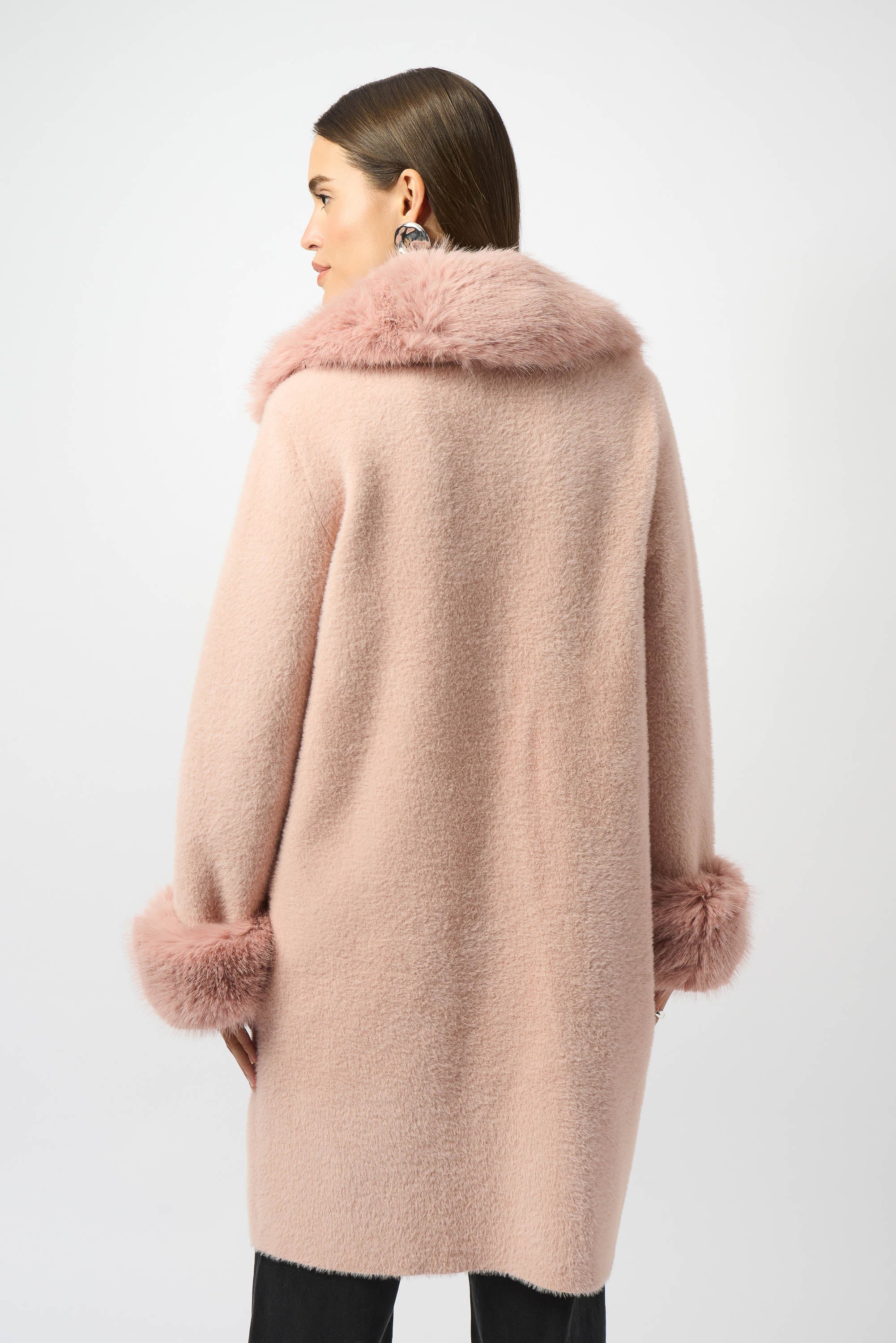 Rose Faux Fur Coat - 243923F25