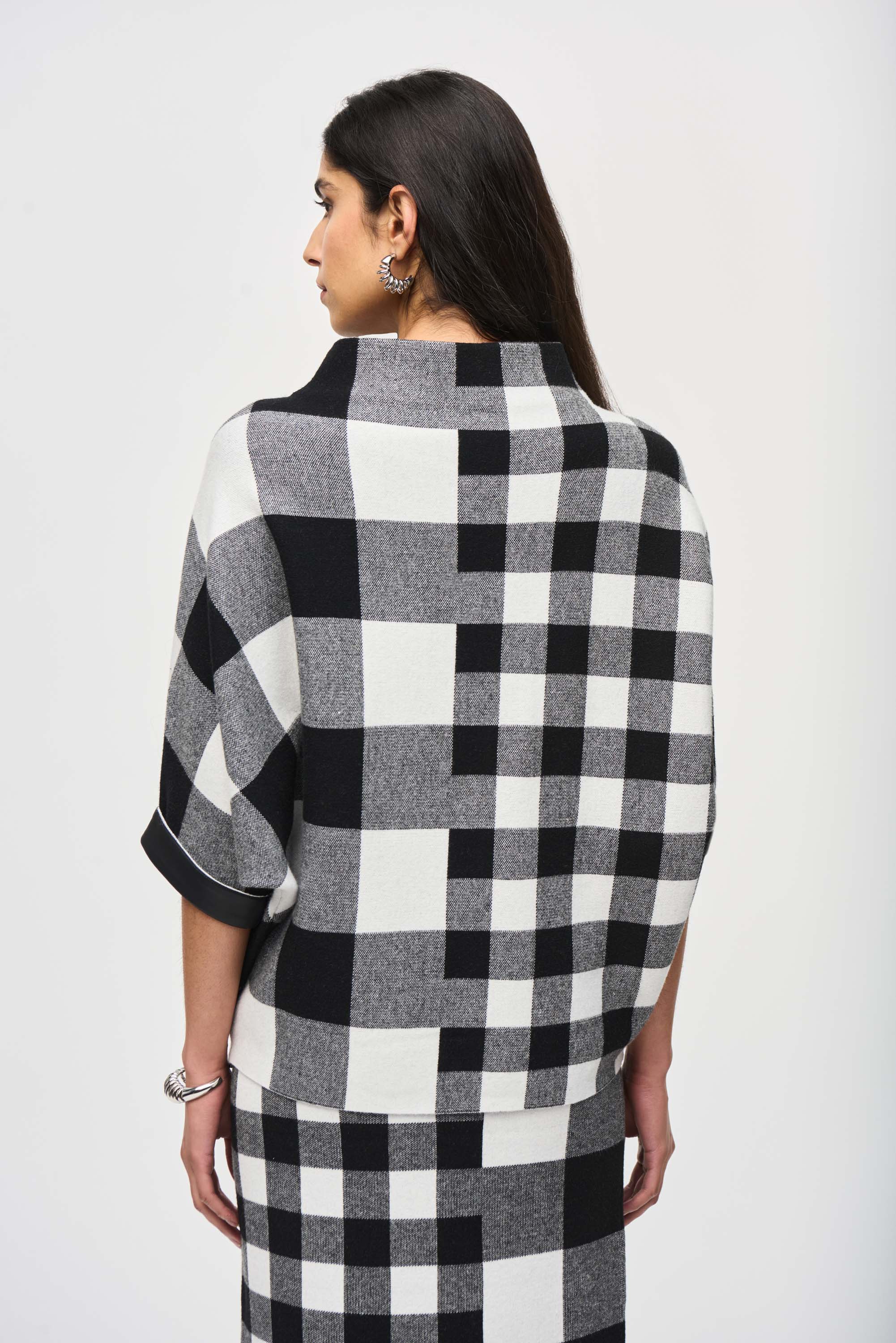 Black & White Check Top - 243946