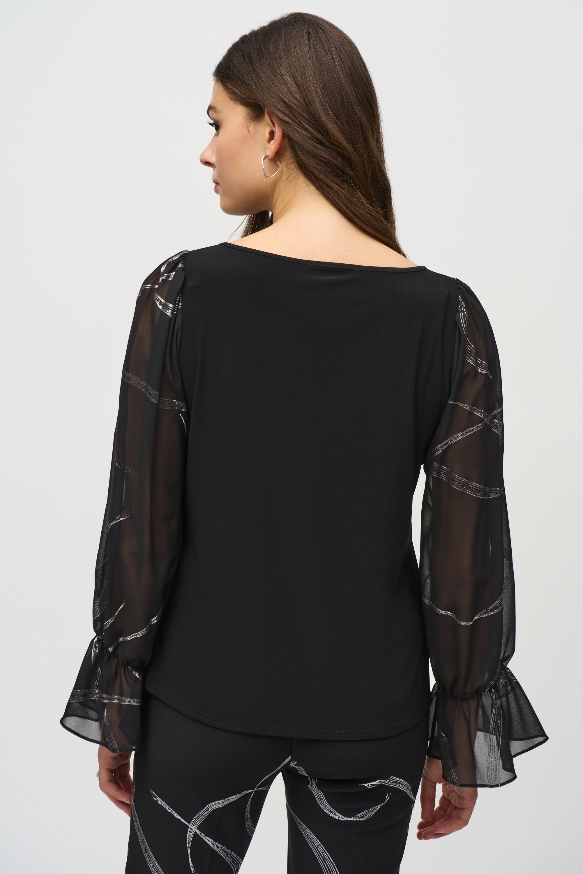 Mesh Sleeve Top - 244090