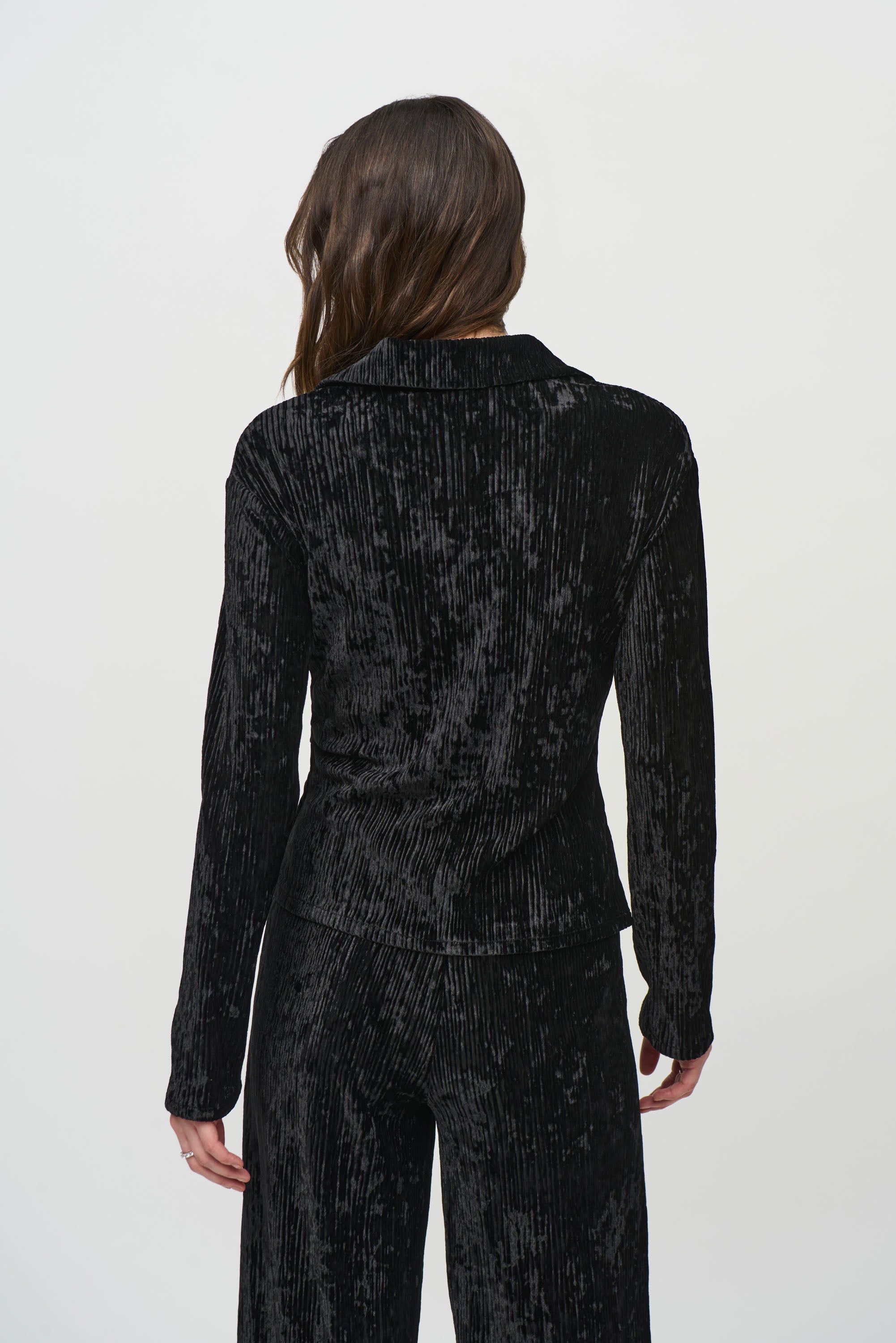 Black Soft Cord Shirt - 244156