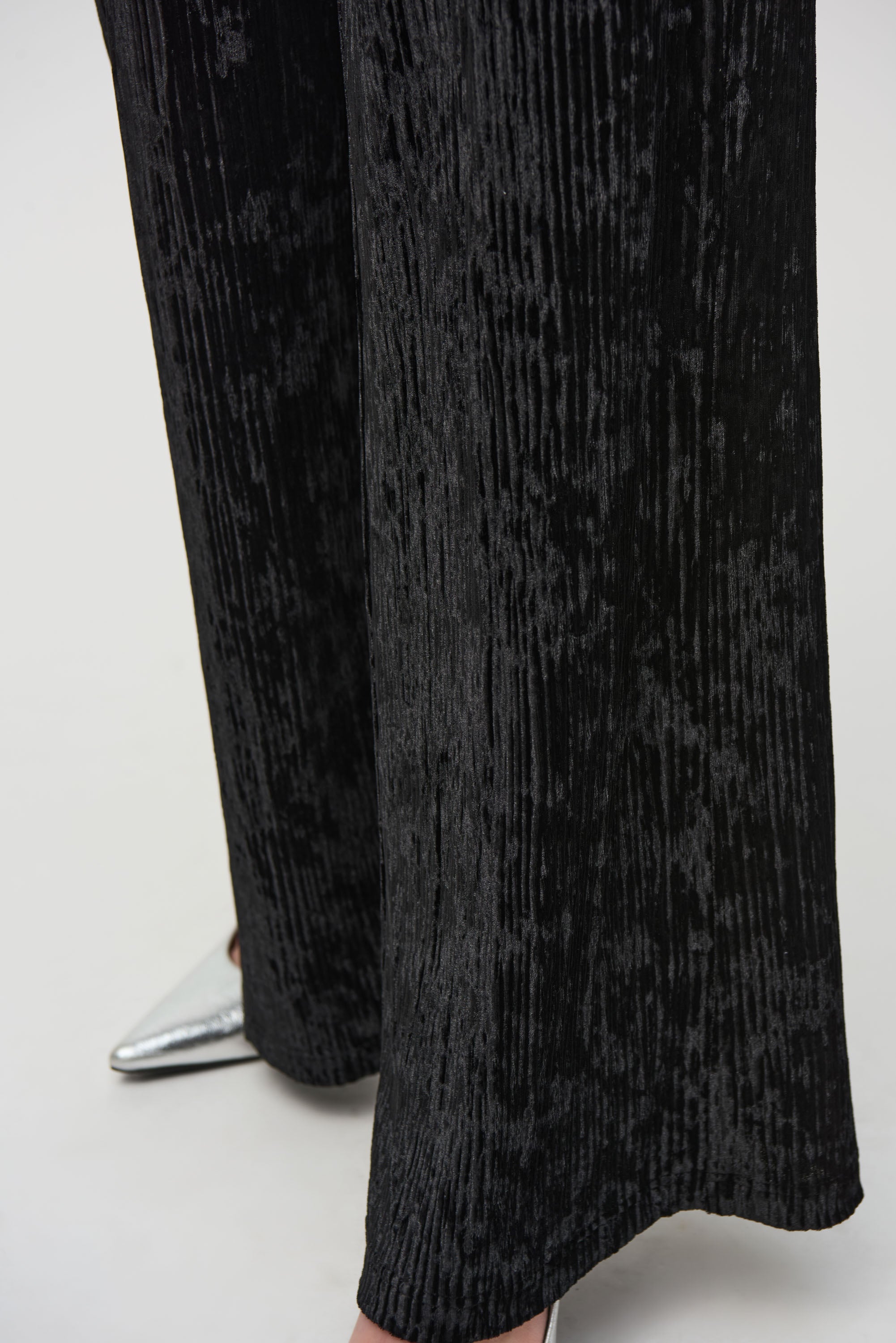 Black Soft Cord Trousers - 244157
