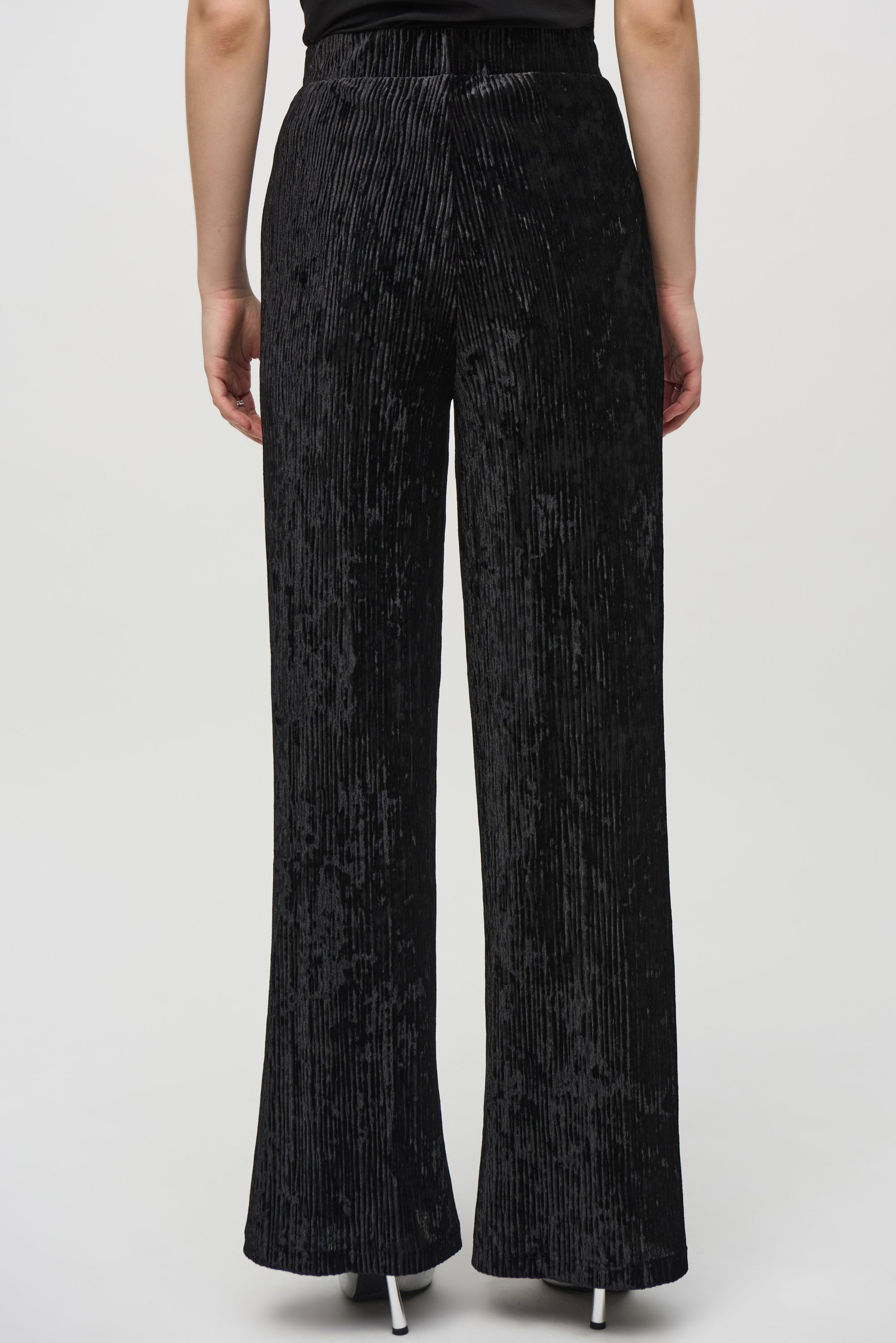 Black Soft Cord Trousers - 244157
