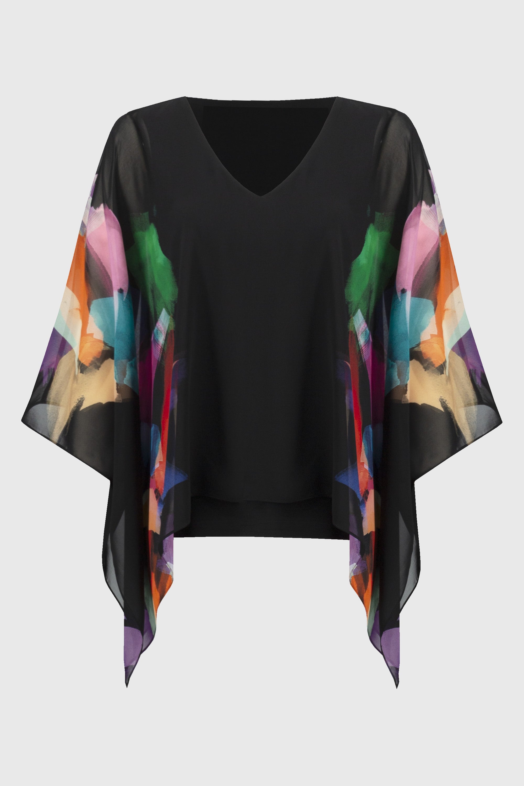 Multi Colour Chiffon Top - 244174