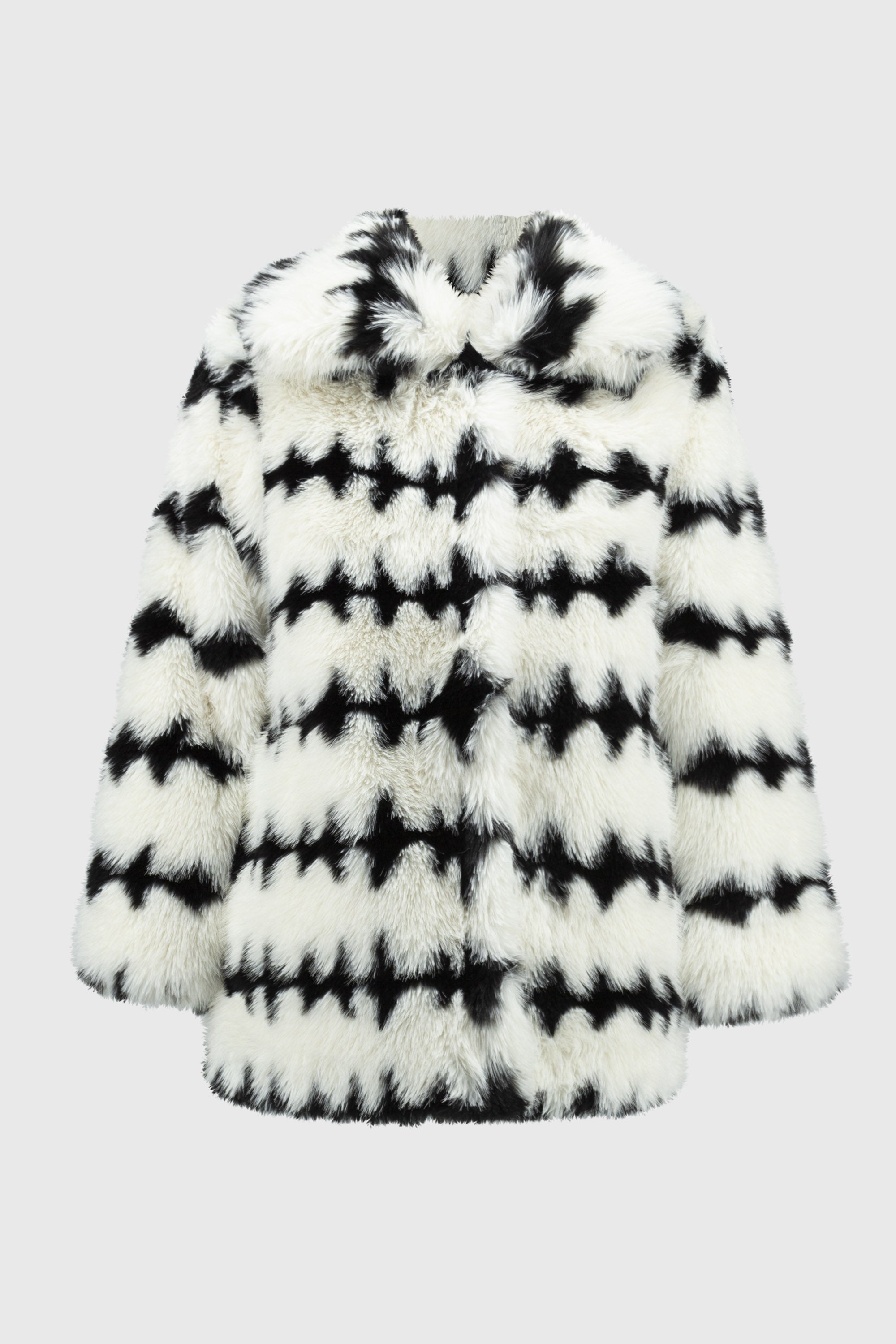 Vanilla & Black Reversible Coat - 244900