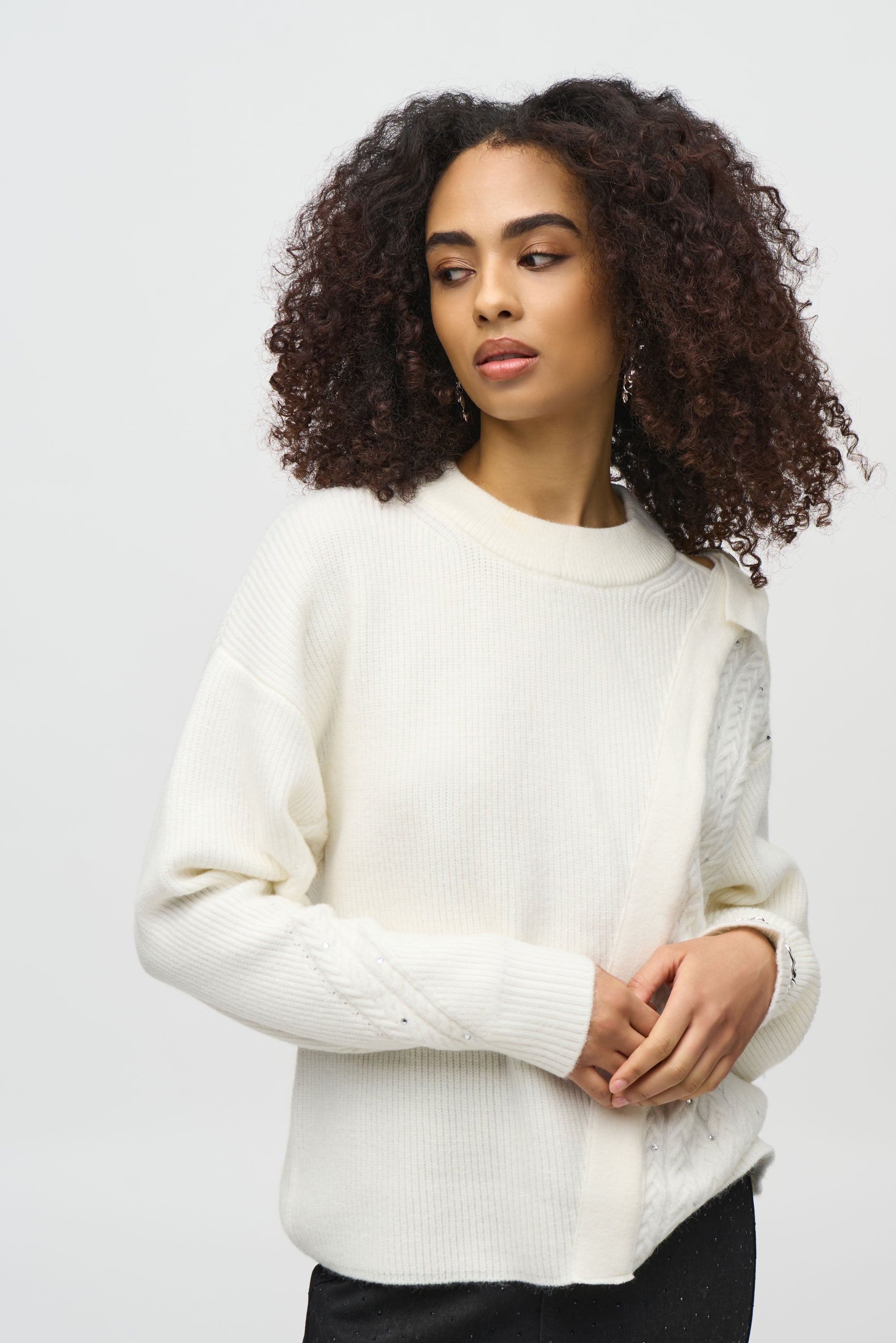 Vanilla Cold Shoulder Jumper - 244937
