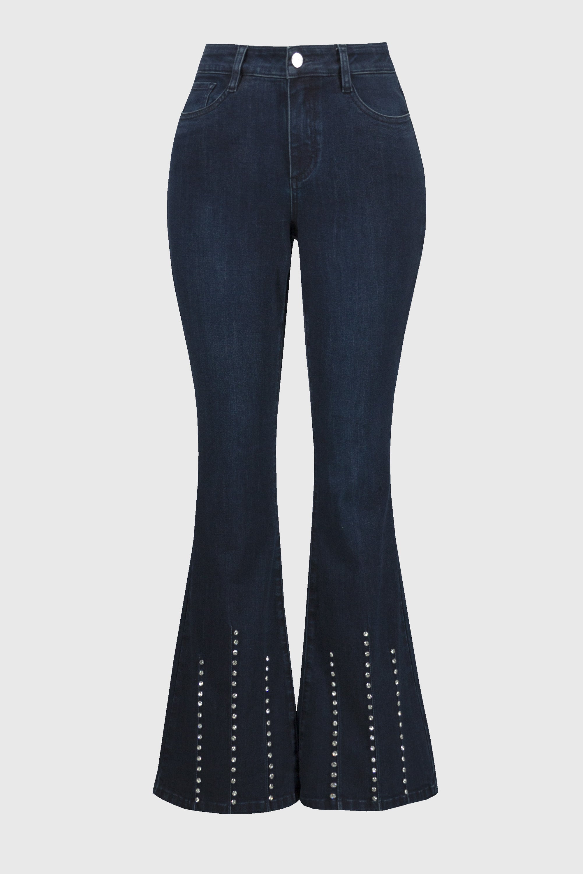 Flared Diamante Jeans - 244946