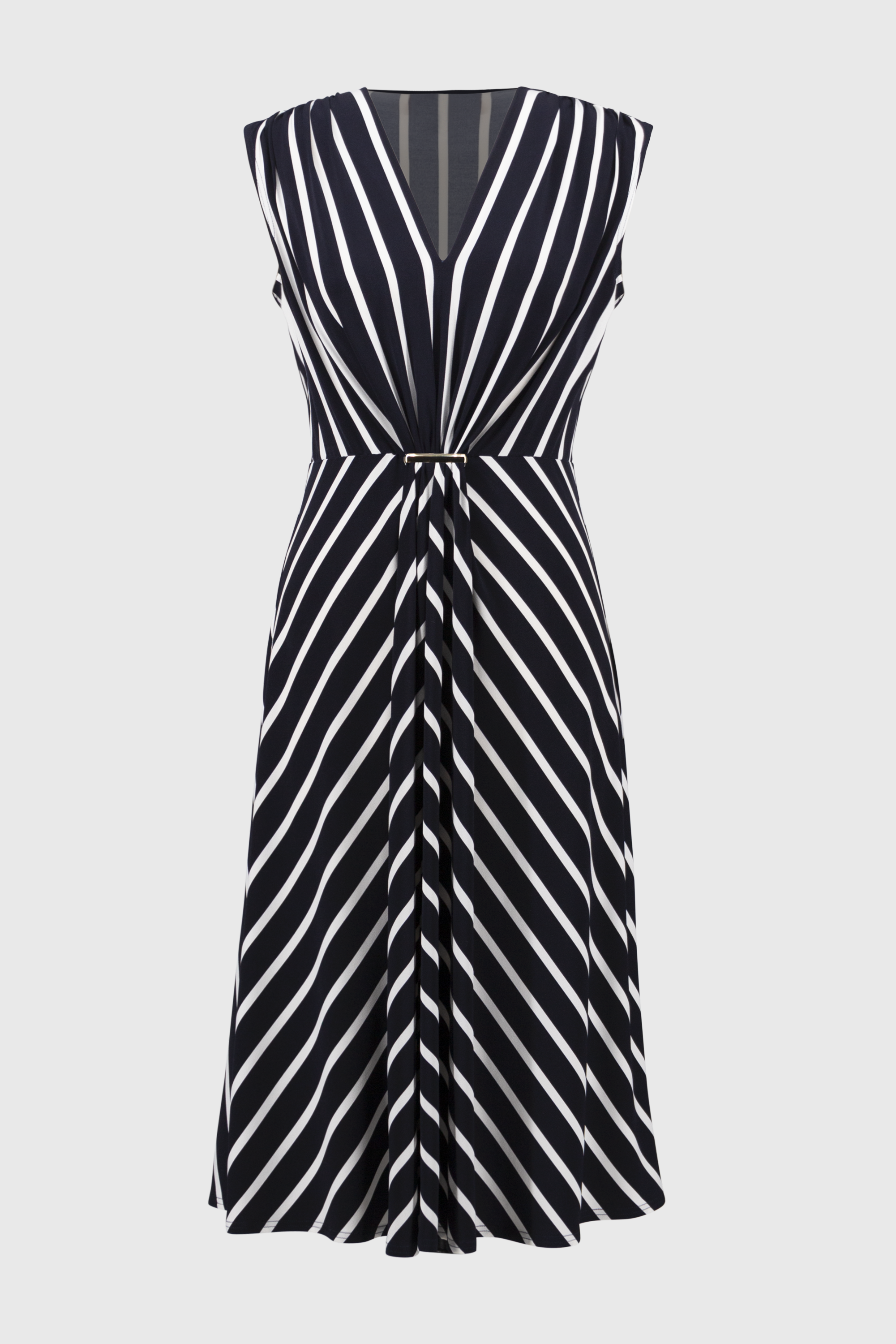 Midnight Blue/Vanilla Stripe Dress- 251295X