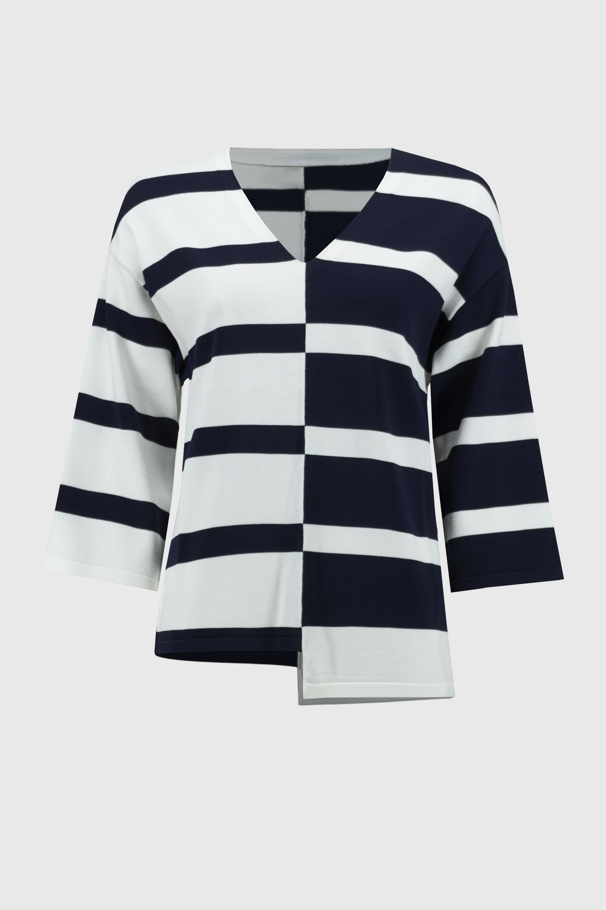 Midnight Blue/Vanilla Stripe Sweater - 251914