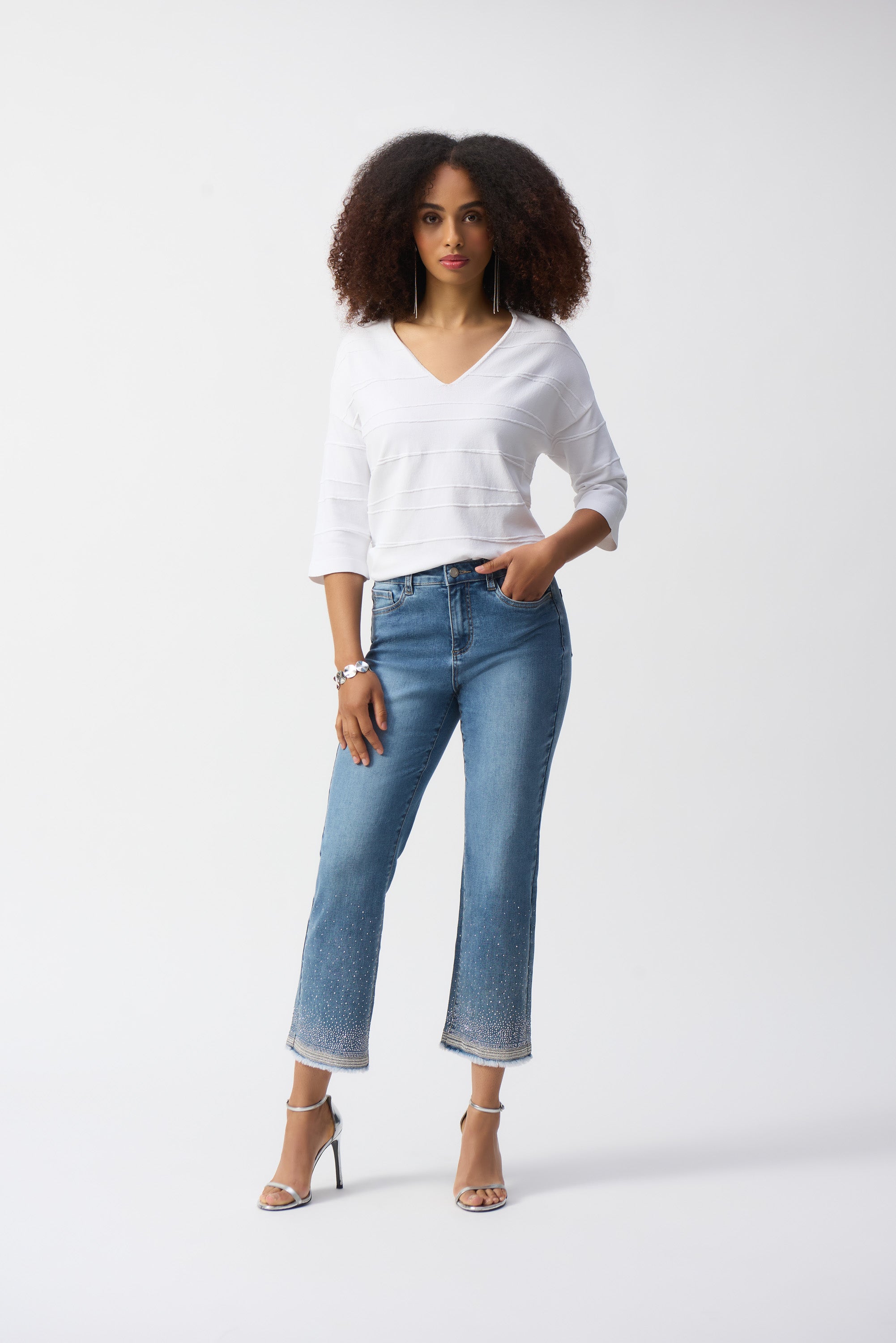 Vanilla V Neck Sweater - 251923