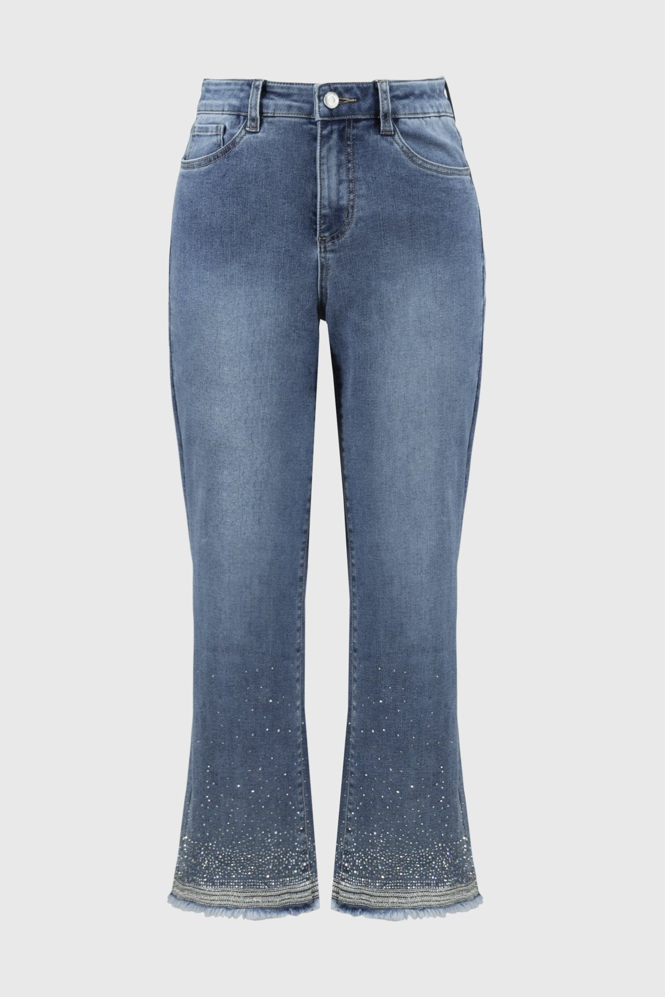 Embellished Vintage Blue Jeans - 251956