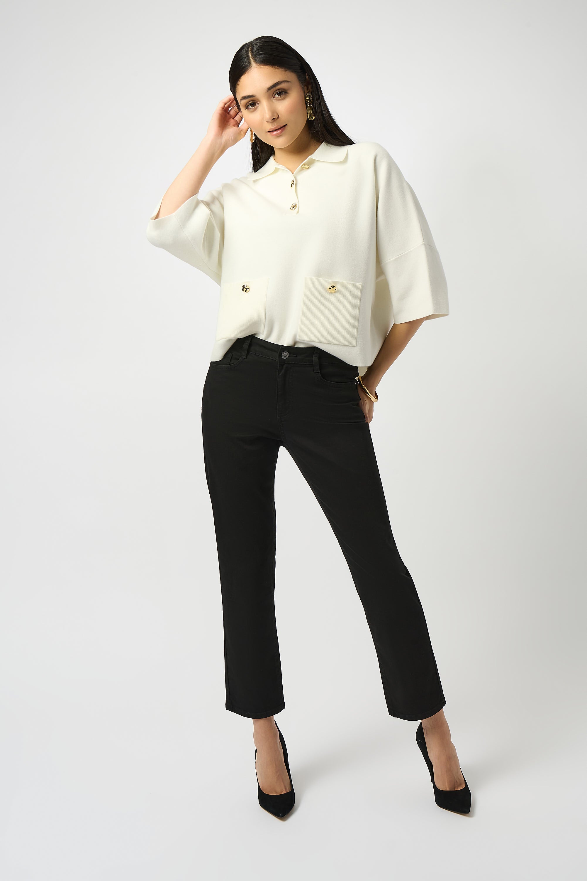 Black Slim Fit Jeans - 251966B25