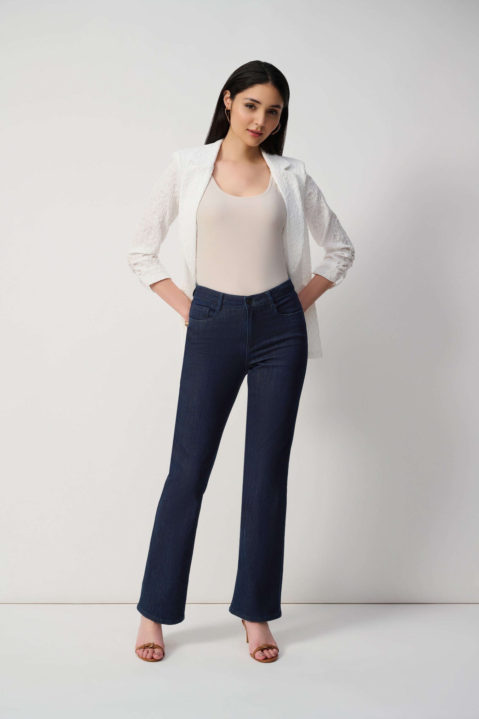Dark Denim Blue Jeans - 251967
