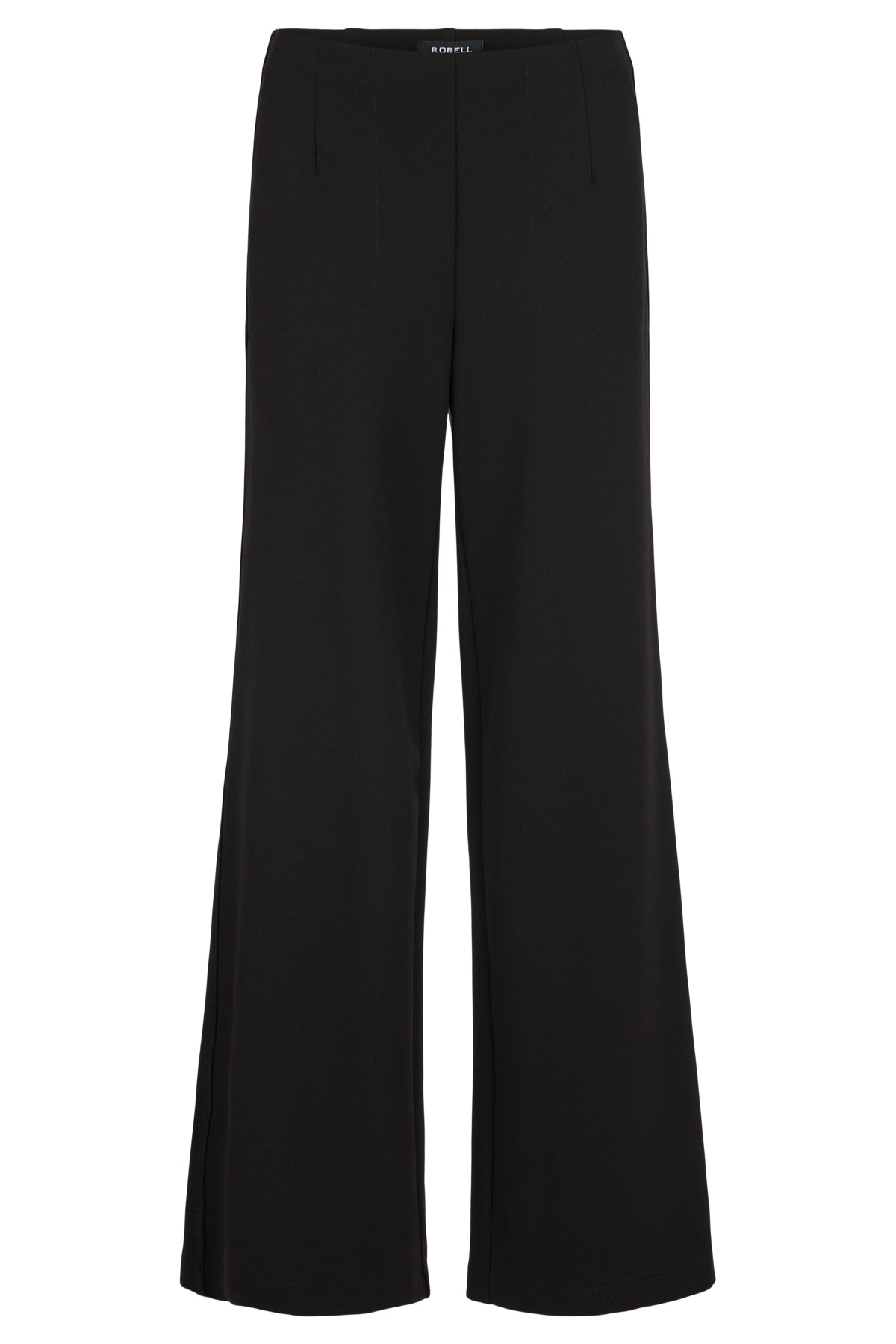 Black Yasi Wide Leg Trousers - 53657