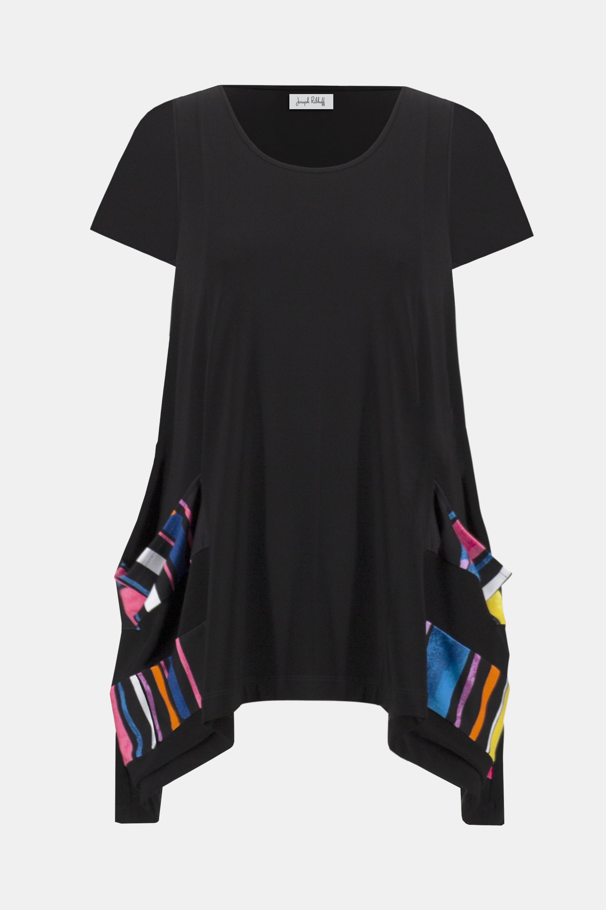 Black & Multi Print Tunic - 252054
