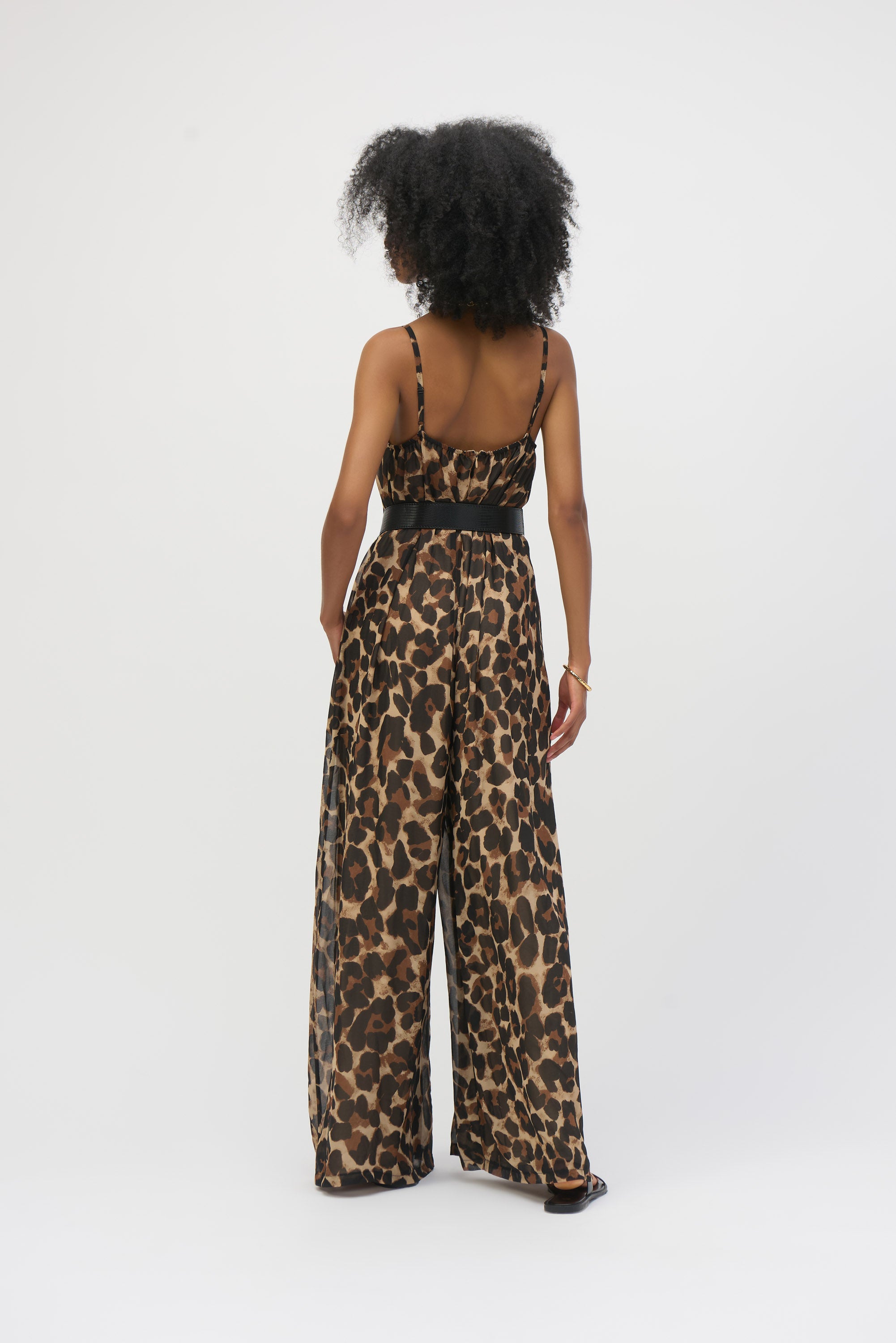 Animal Print Jumpsuit - 252936