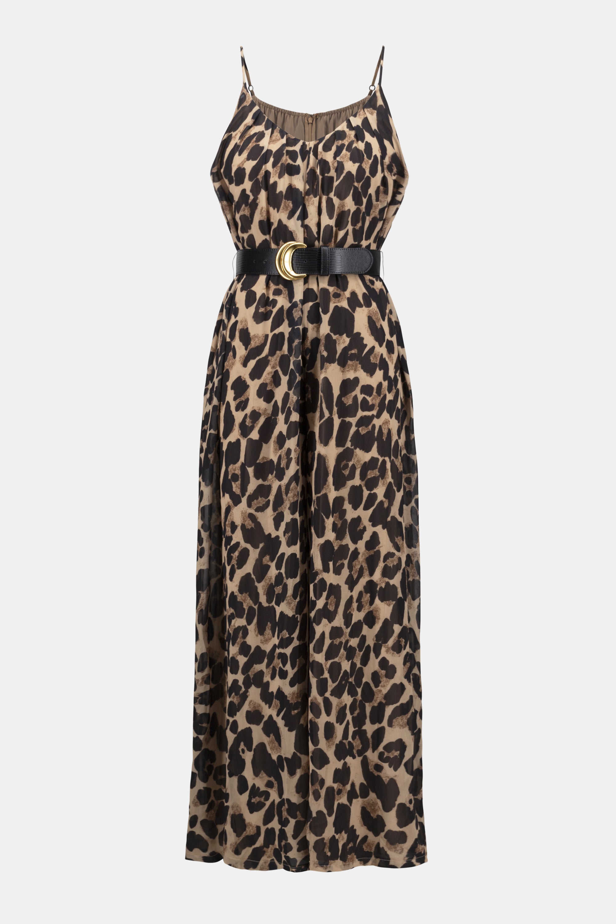 Animal Print Jumpsuit - 252936