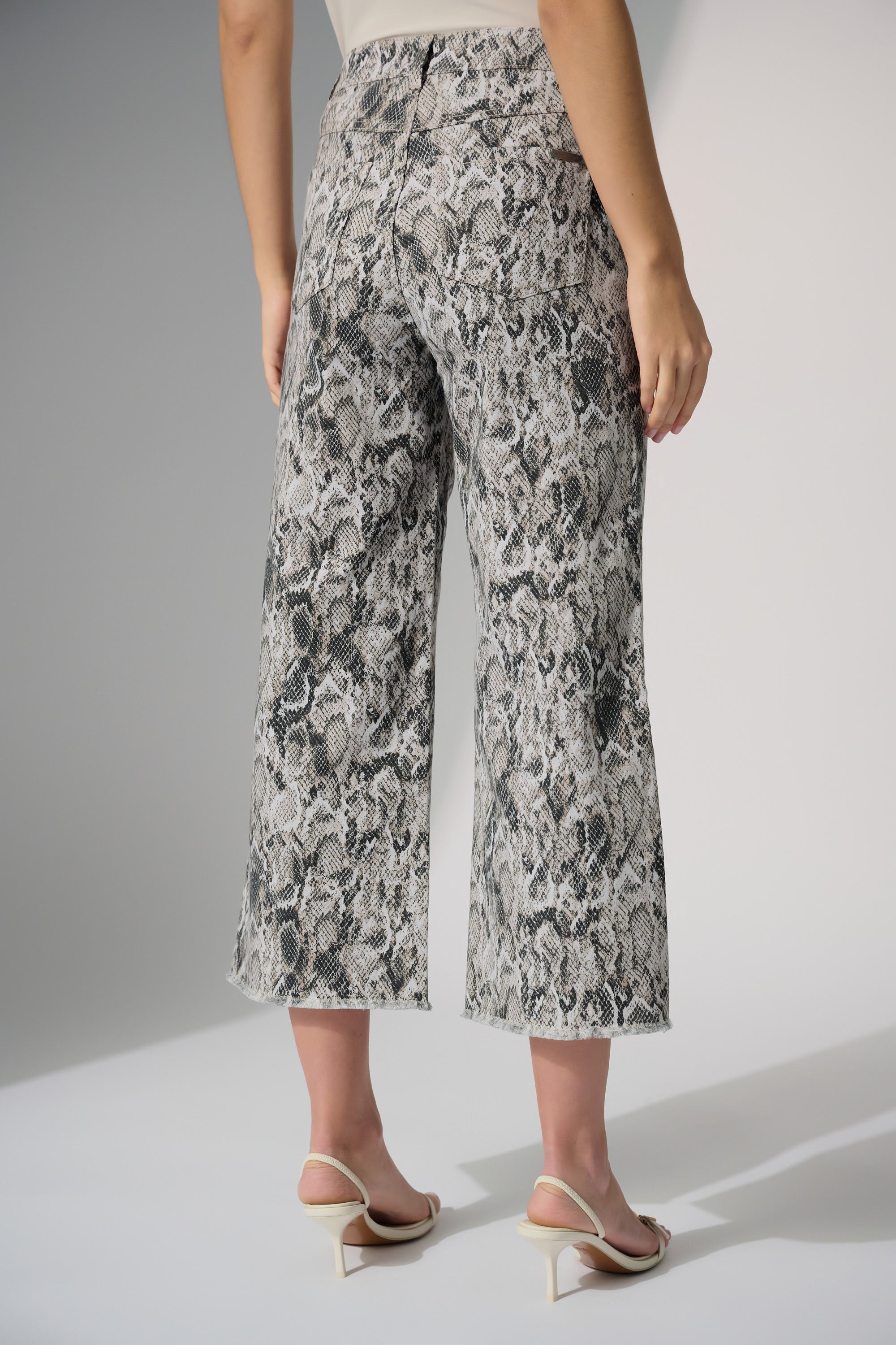 Python Print Culotte Pants - 252938