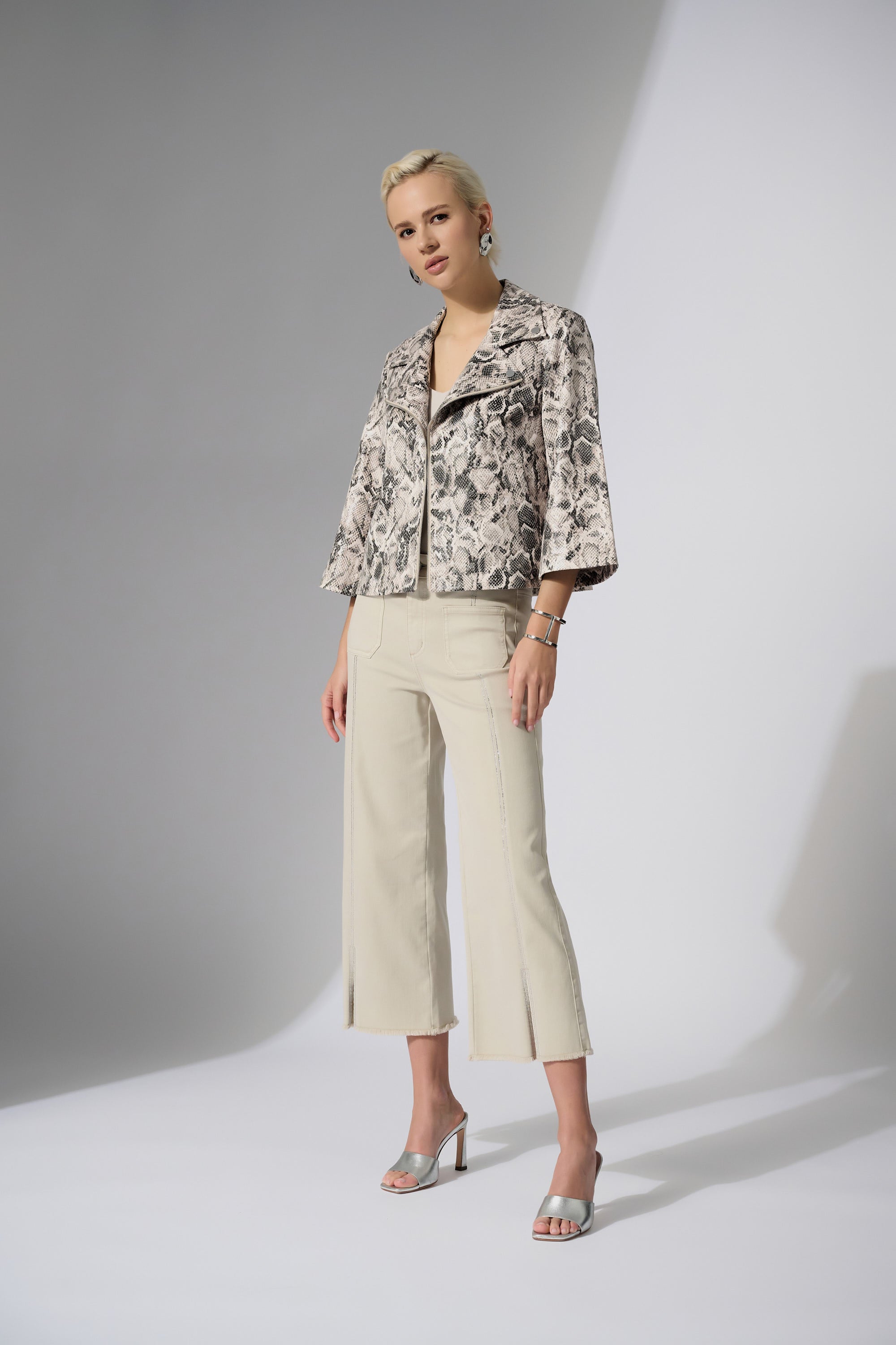 Python Print Swing Jacket - 252939