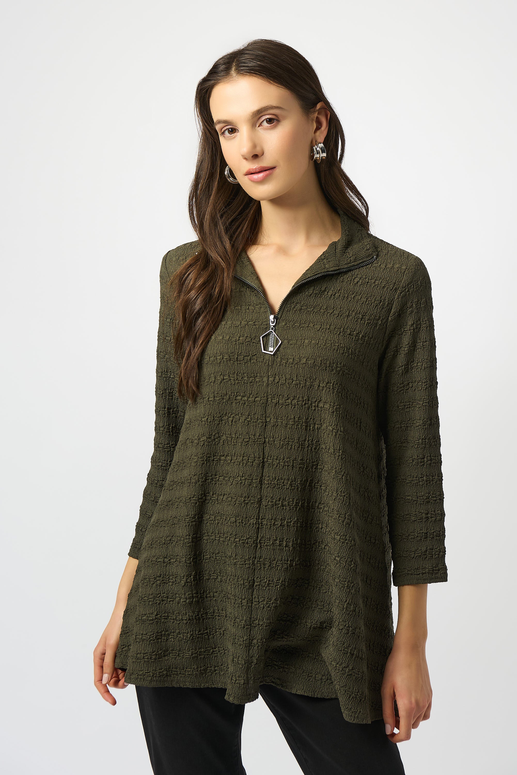 Avocado Zip Tunic Top - 253028