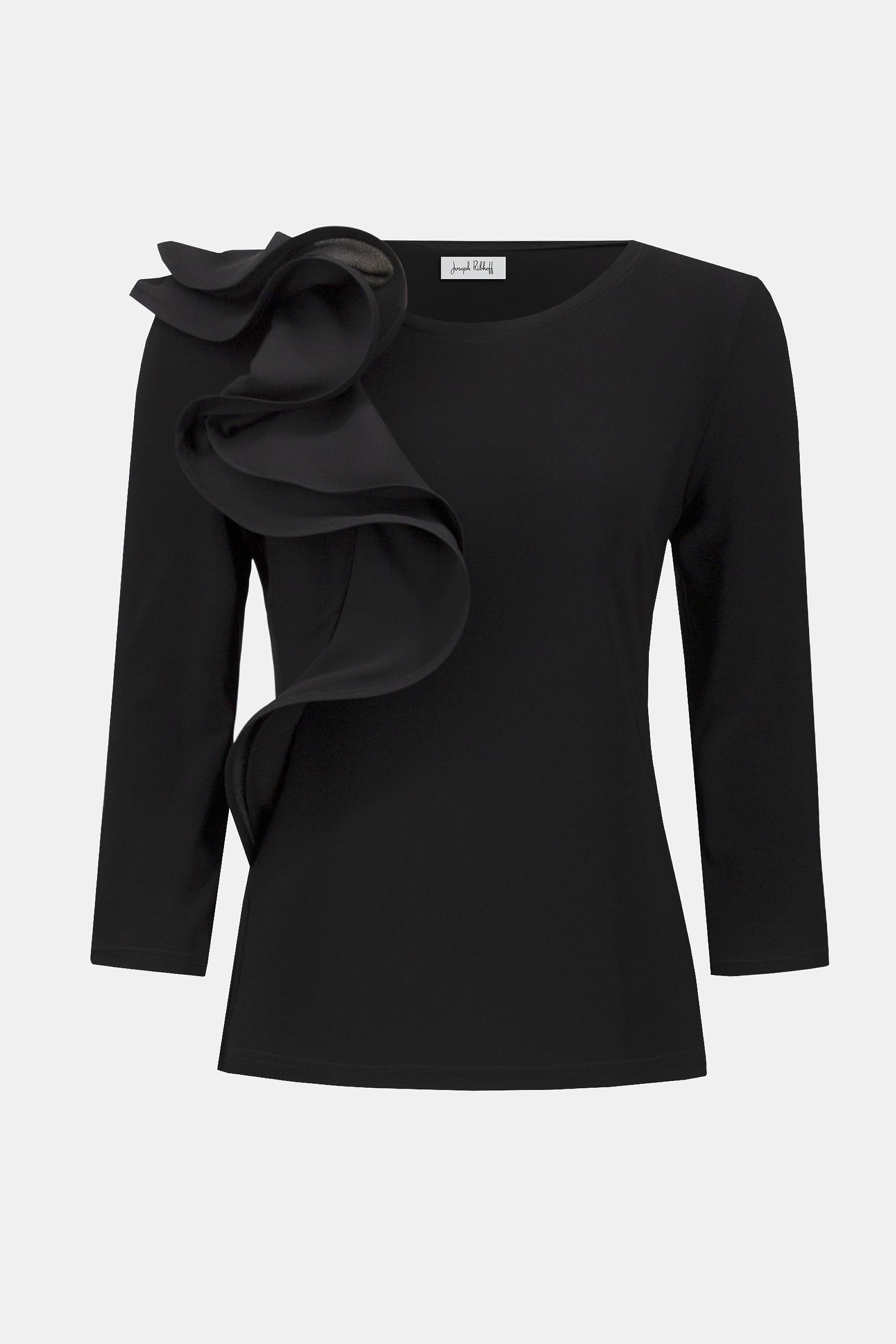 Black Ruffle Top - 253047