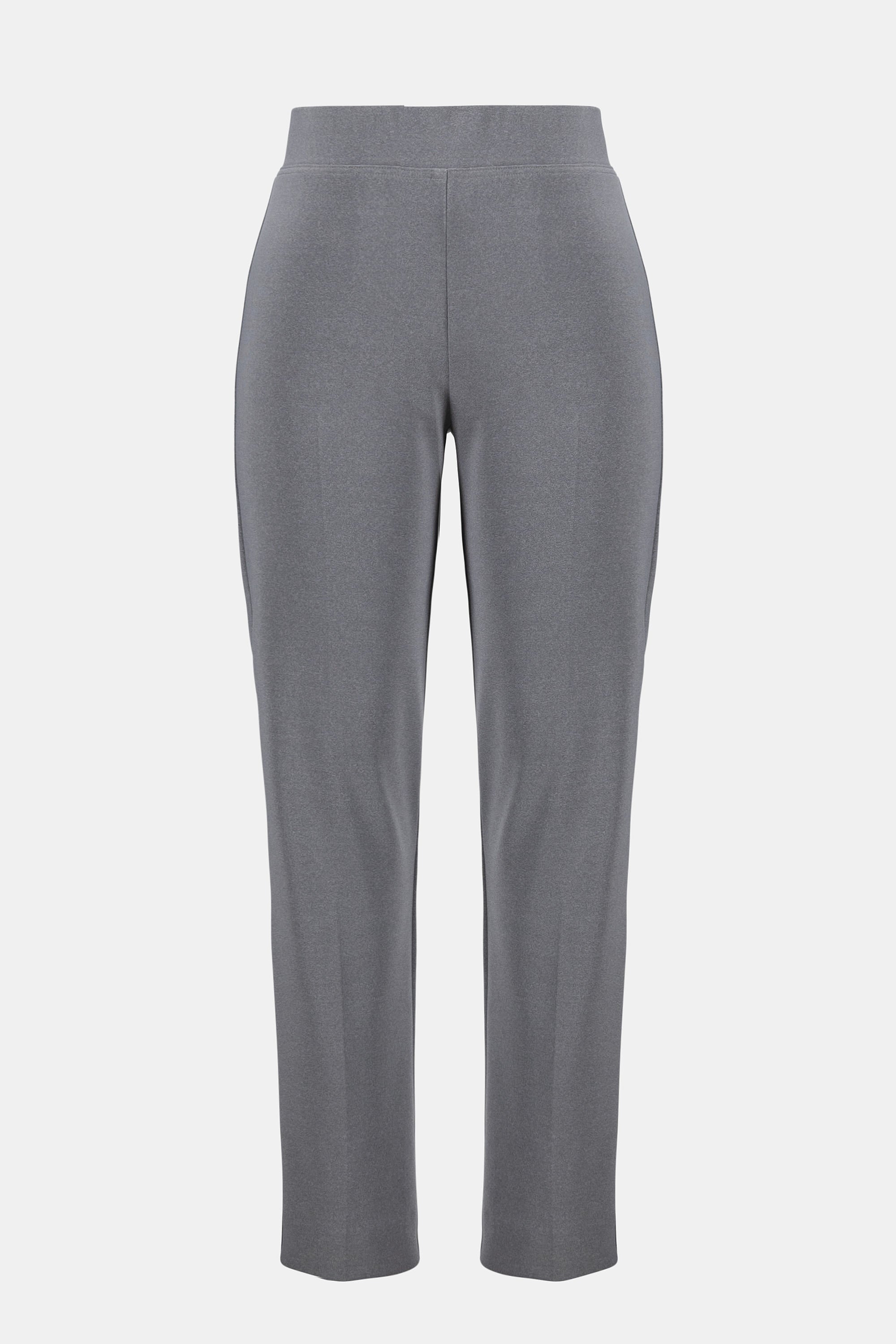 Grey Melange Pants - 253295